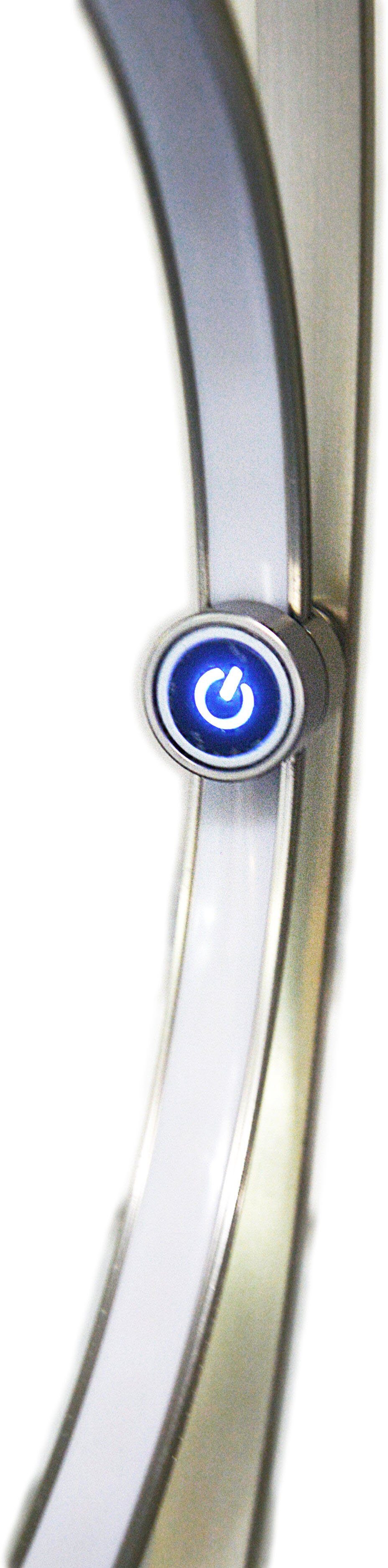 näve Led-staande lamp Loop Line Dimbaar in 3 niveaus via touch-dimmer, incl. stekker-netvoeding (1 stuk)