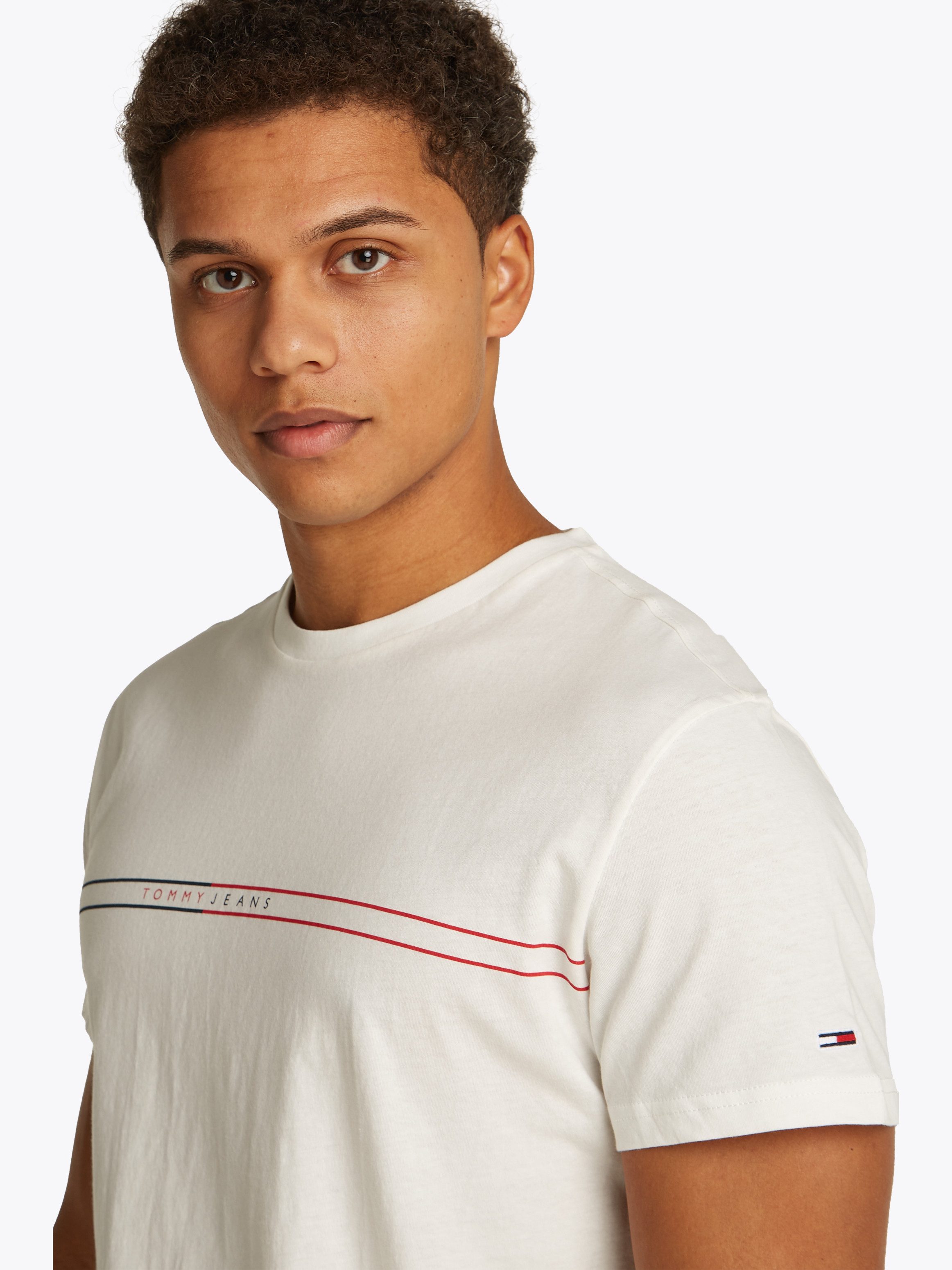 TOMMY JEANS T-shirt TJM SLM ENTRY GRPHC T EXT 2 PCK (set, 2-delig, 2 stuks)