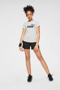 puma t-shirt ess logo tee g wit