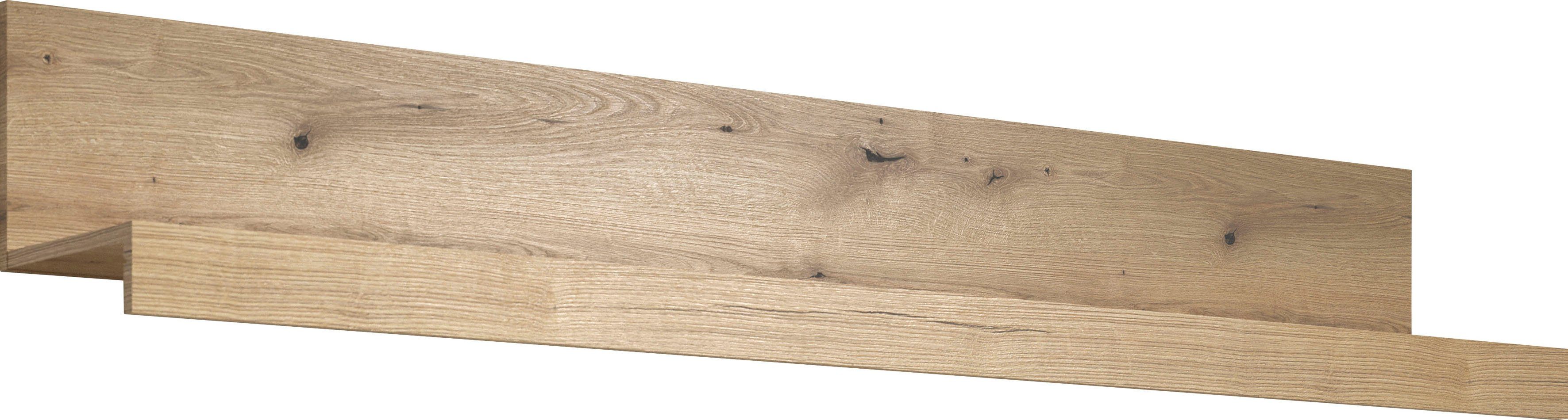 Home affaire Wandplank Gent Ideaal voor decoraties - gemonteerd (B/D/H): 180x26x31 cm (1 stuk)