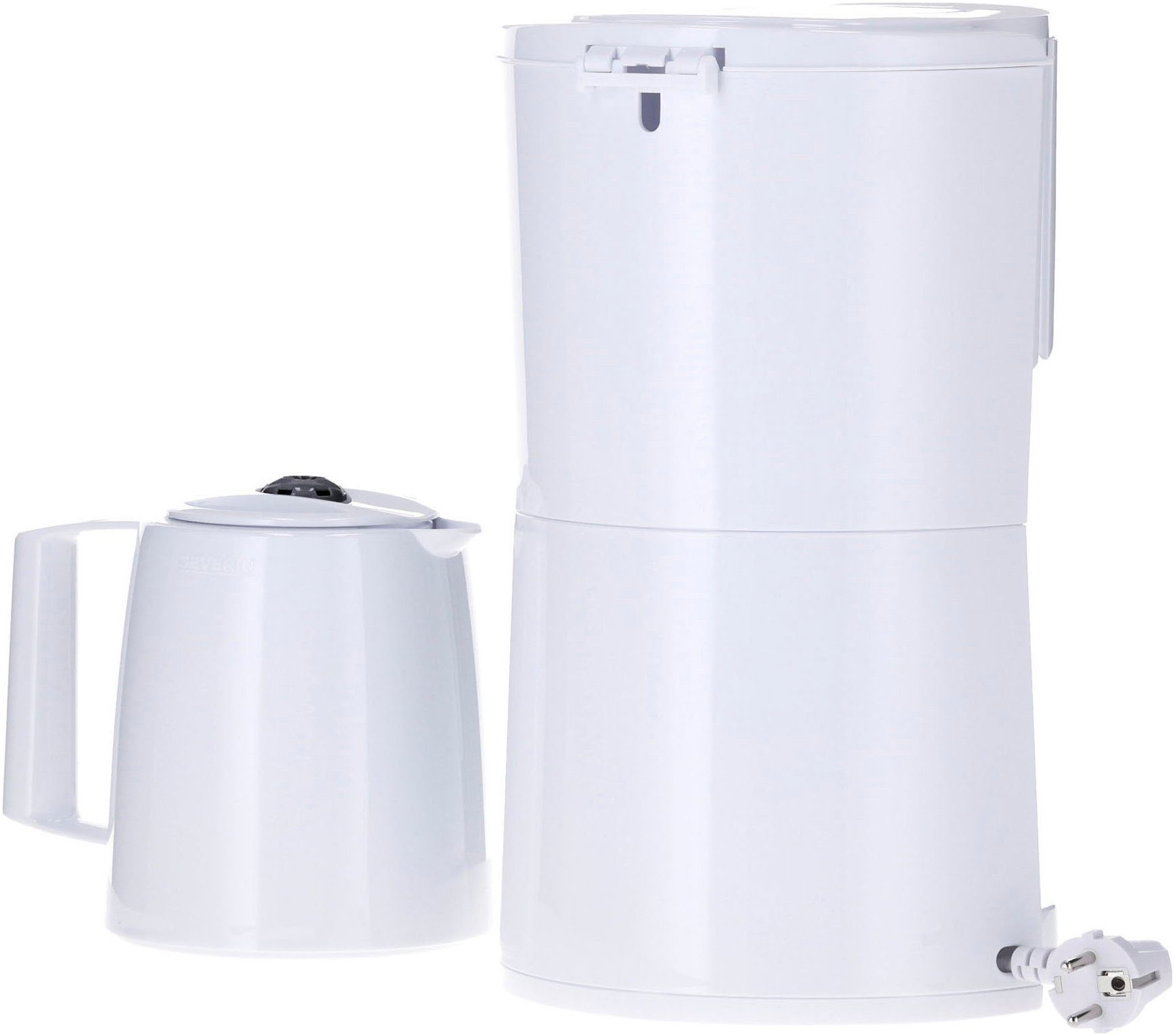 Severin Filterkoffieapparaat KA 9309 met 2 thermoskannen, 1 l, twee thermoskannen voor dubbele koffieplezier