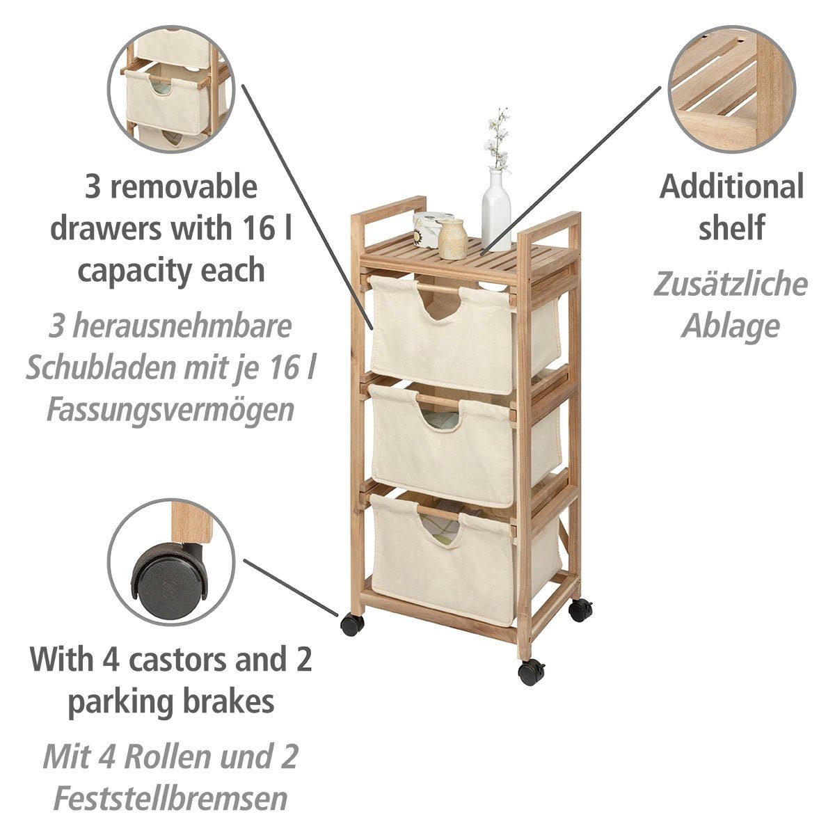 WENKO Pakketwagen Acina 3 laden