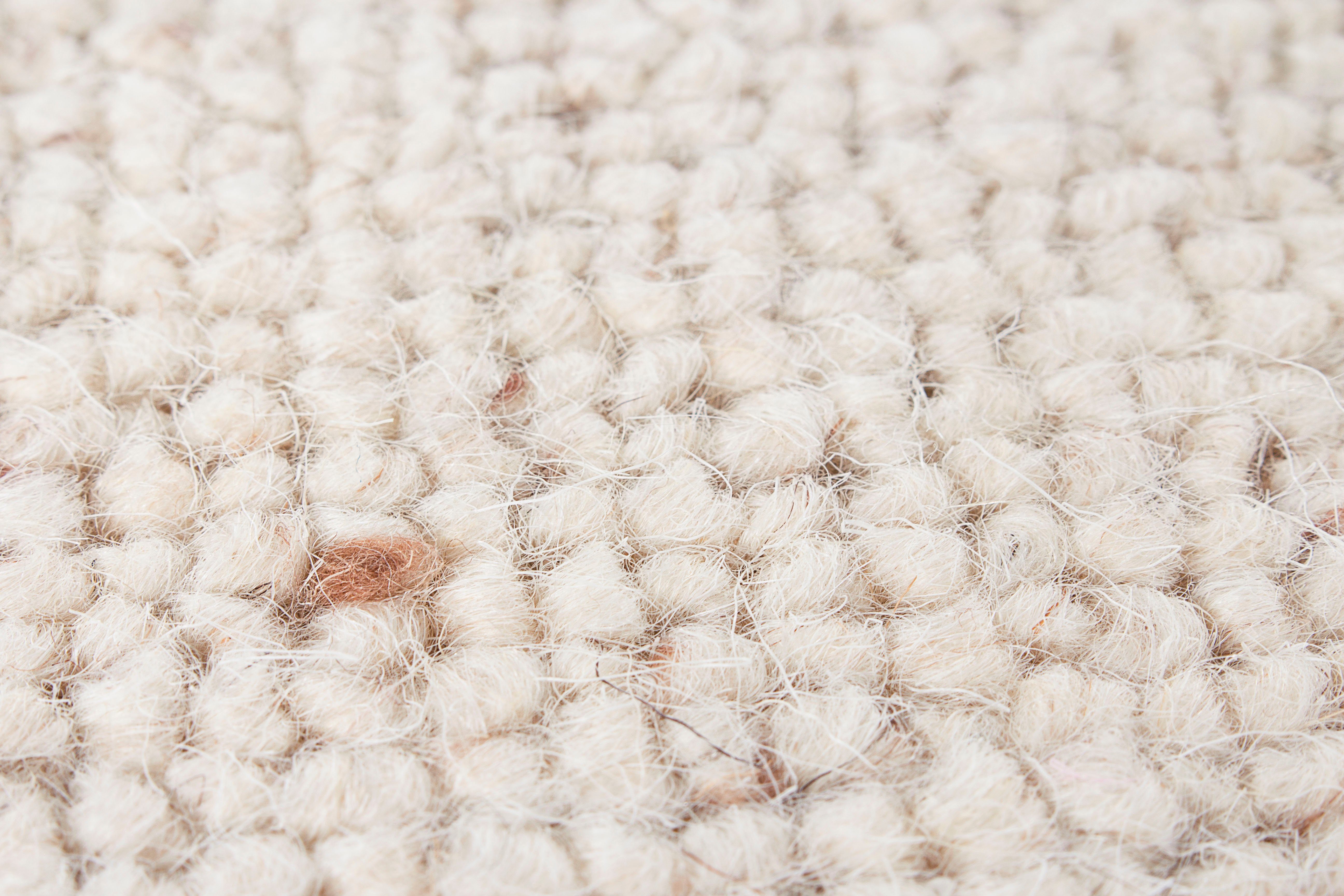 my home Wollen kleed Kajo, Made in Germany gemêleerde lussen, berber-look, zuivere wol
