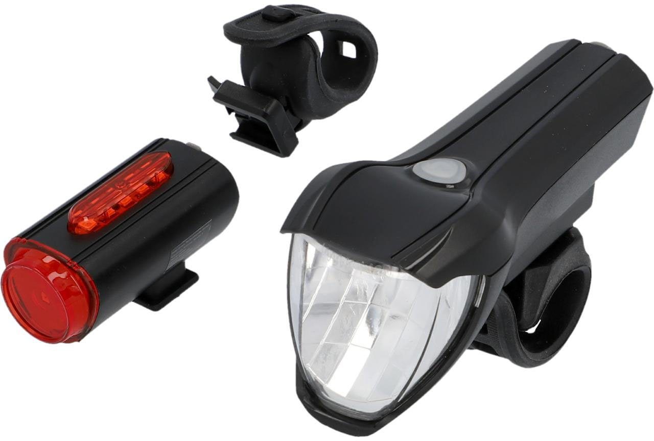 Fischer Fietsverlichting TWIN met extra vloerlamp (set, 3-delig)
