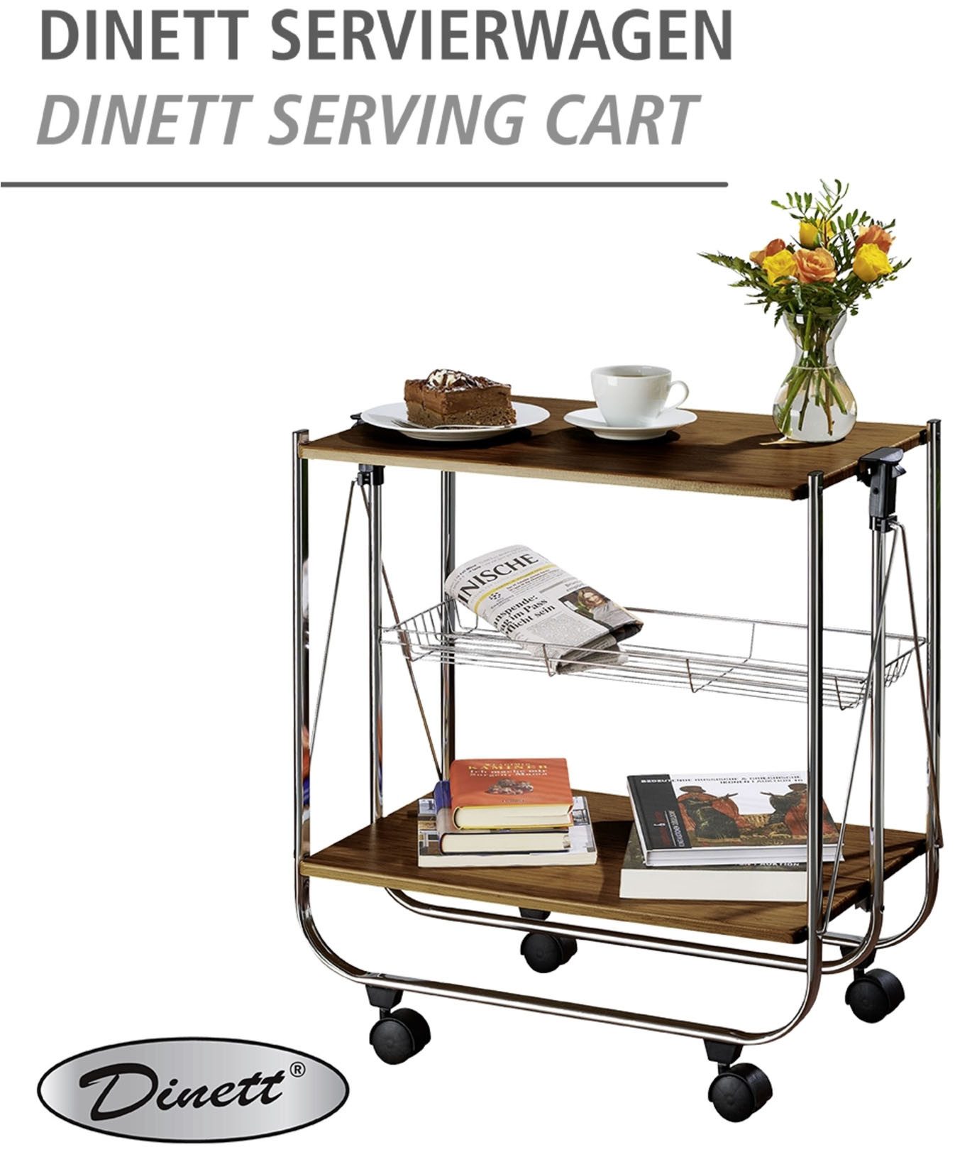 WENKO Serveerwagen Model Dinett Deluxe