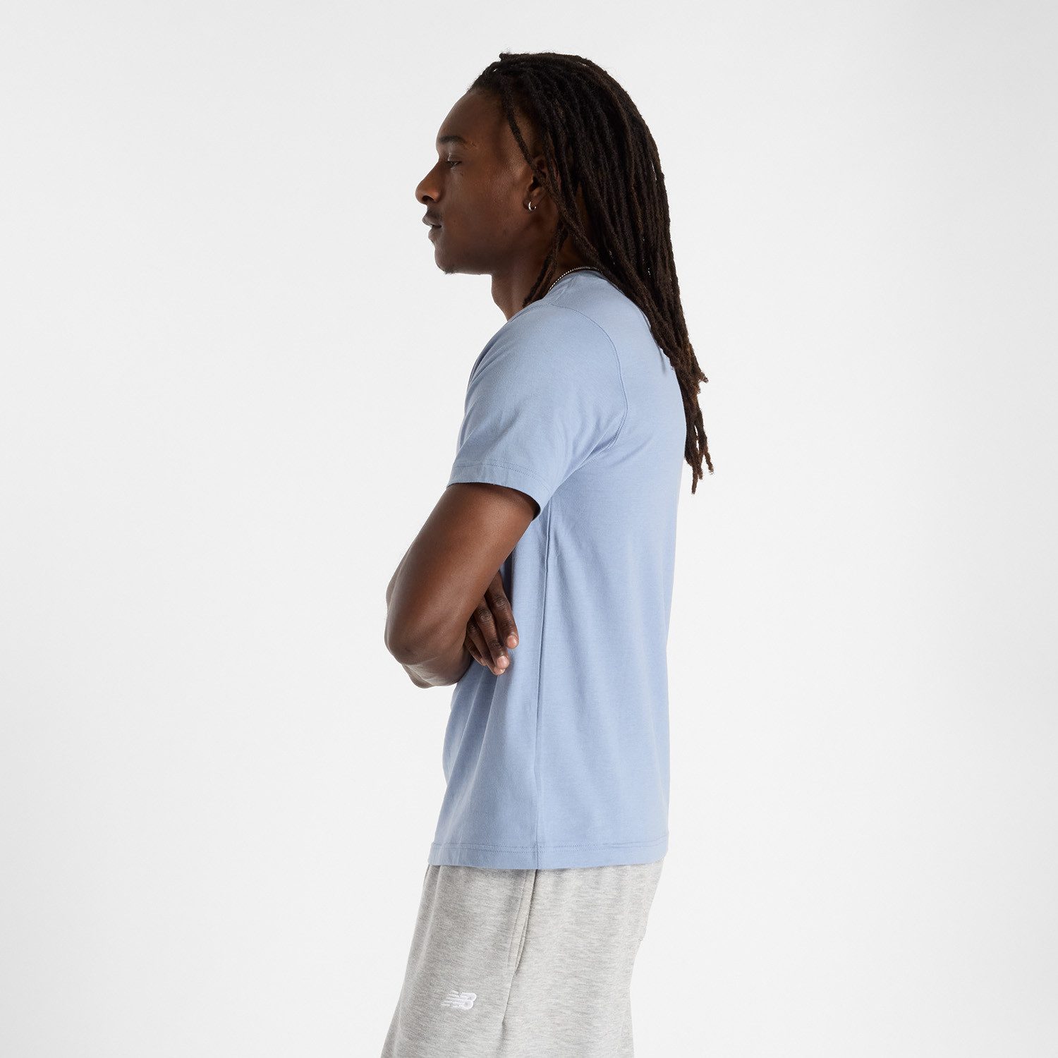 New Balance T-shirt Sport Essentials logo T-shirt NB NAVY