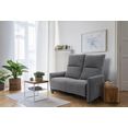 exxpo - sofa fashion 2-zitsbank inclusief relaxfunctie en naar keuze vak grijs