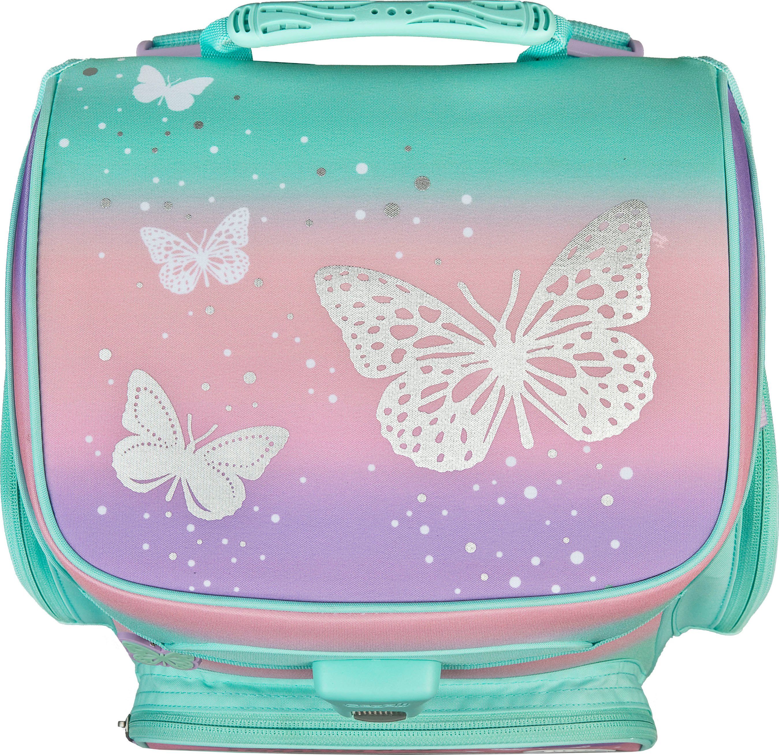 Scooli Schooltas EasyFit, Butterfly Wishes (5-delig)