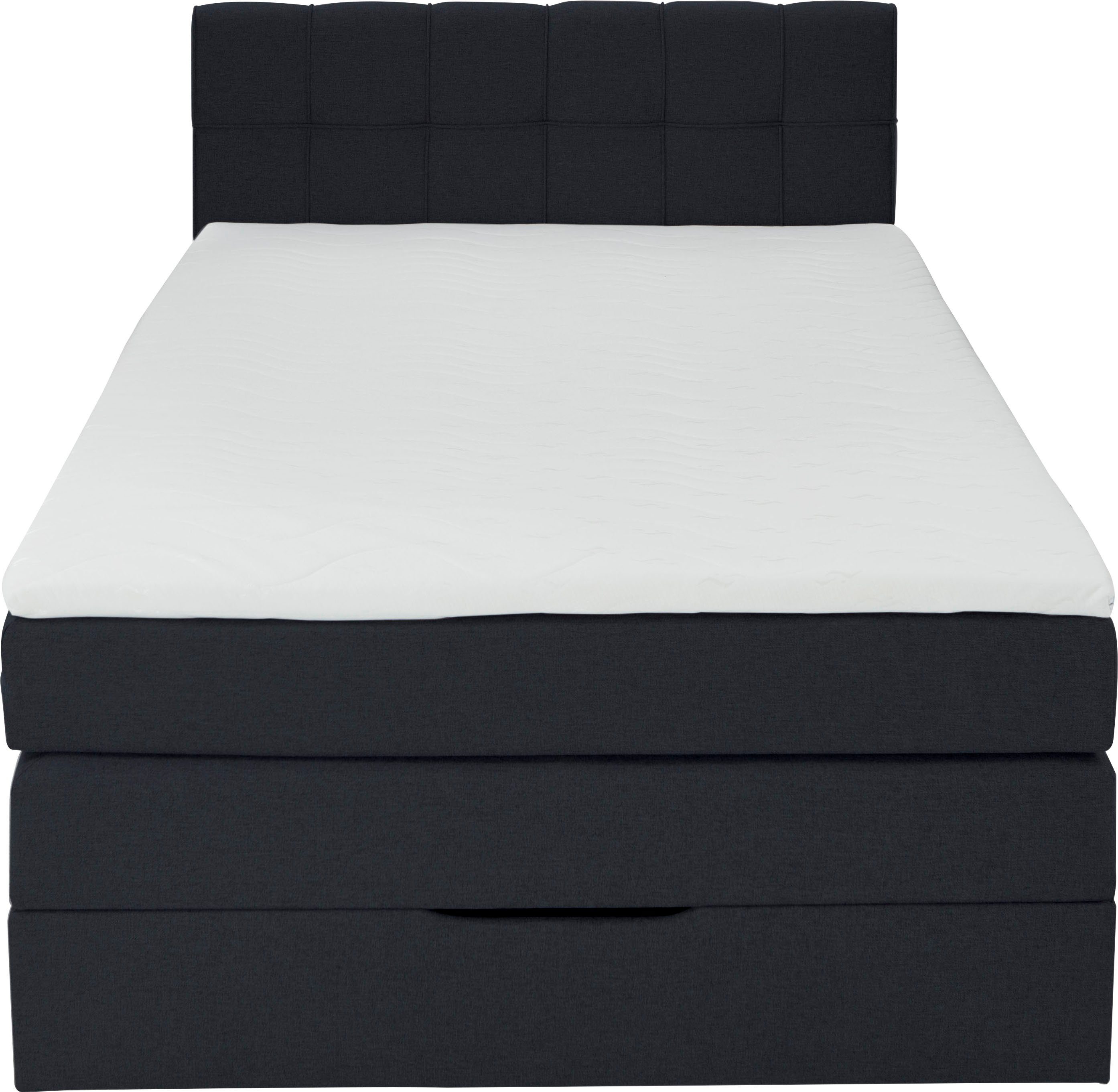 INOSIGN Boxspring Fornoli incl. topmatras en bedkist, h3 in twee matrassoorten