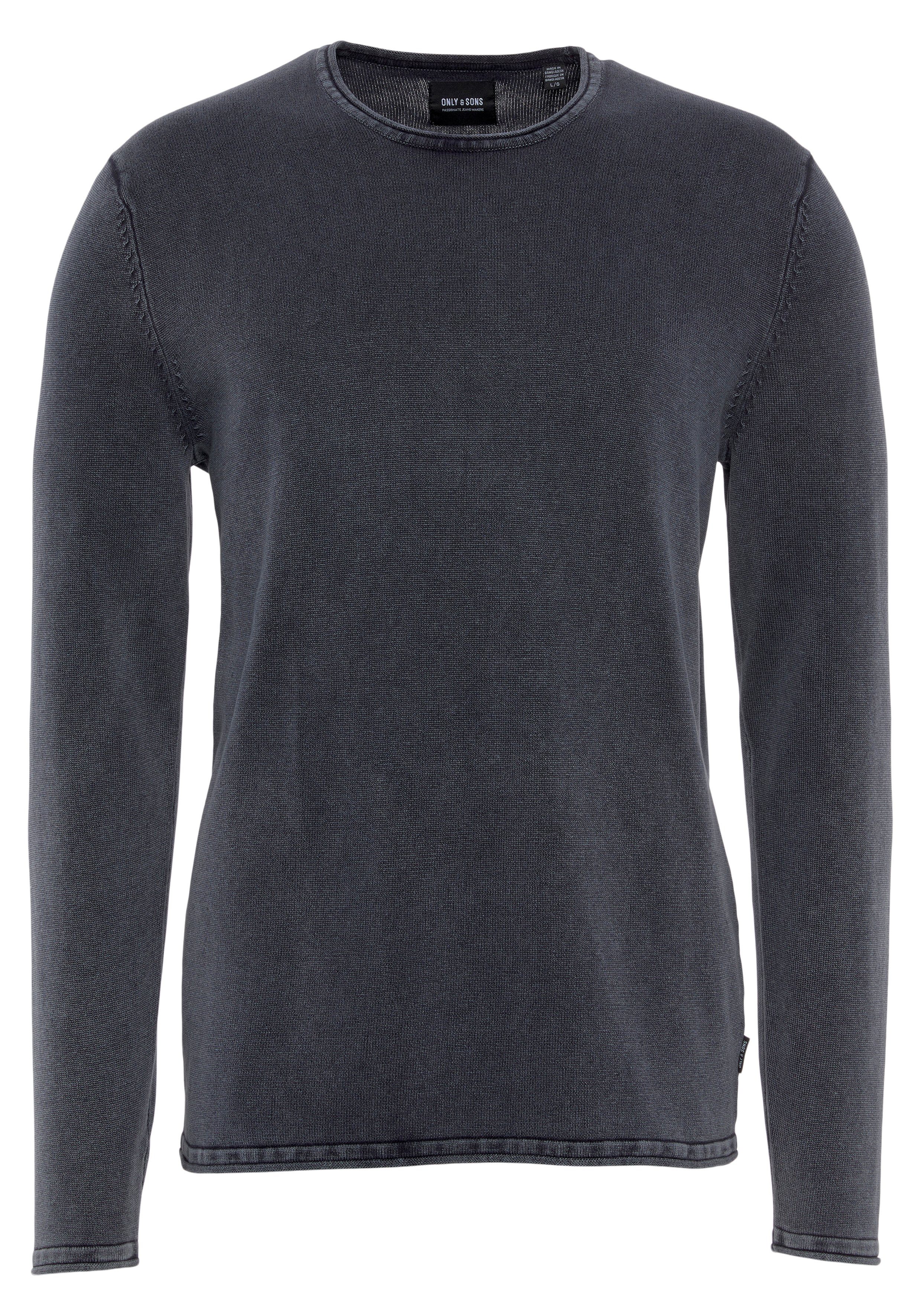 ONLY & SONS Trui met ronde hals OS WASH CREW KNIT CS