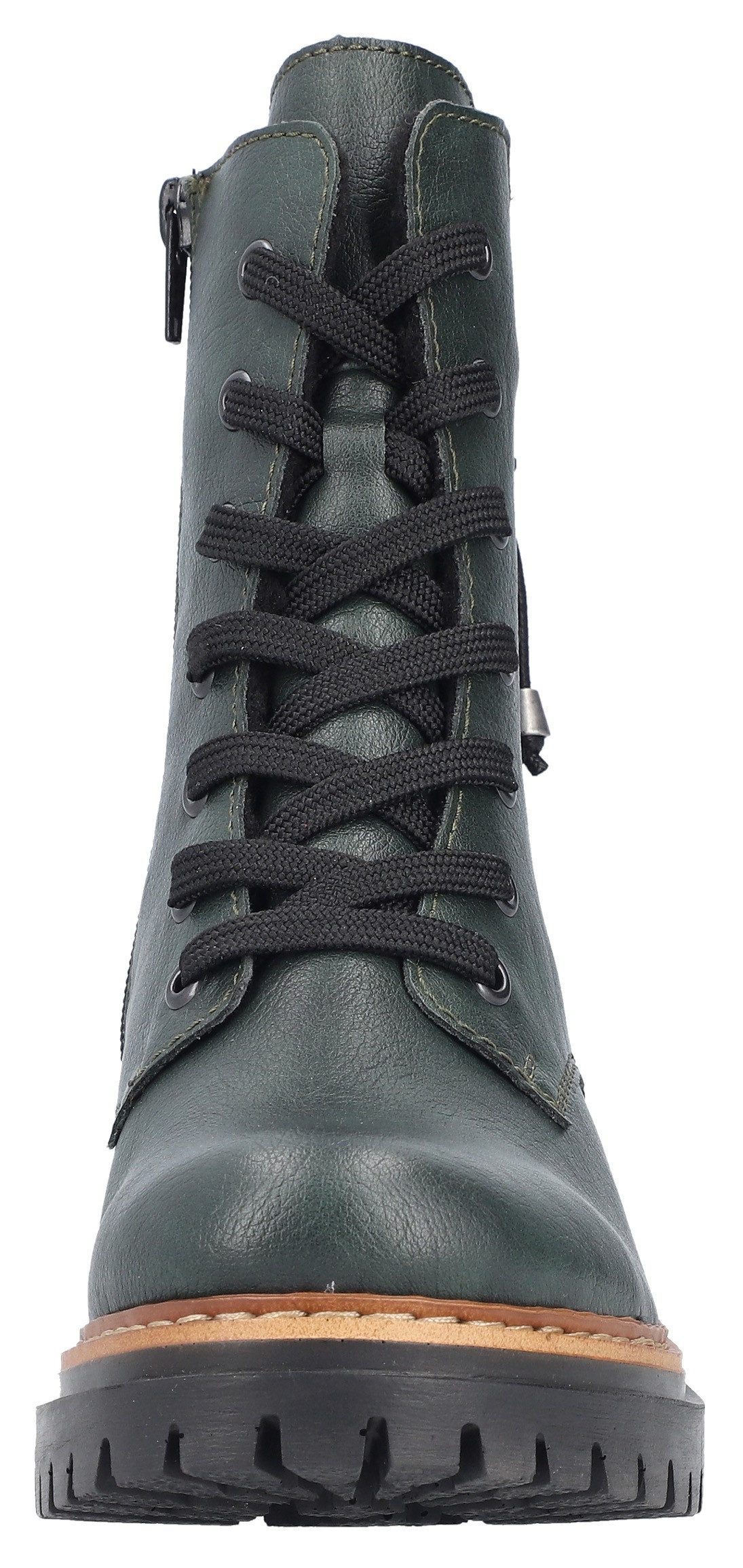 Rieker Winterlaarsjes veterschoenen, enkellaars, hakken, chelseaboots met binnenrits
