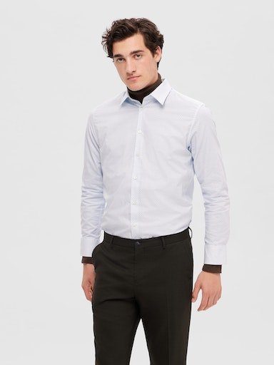 SELECTED HOMME Overhemd met lange mouwen SLHSLIMSOHO-DETAIL SHIRT LS NOOS