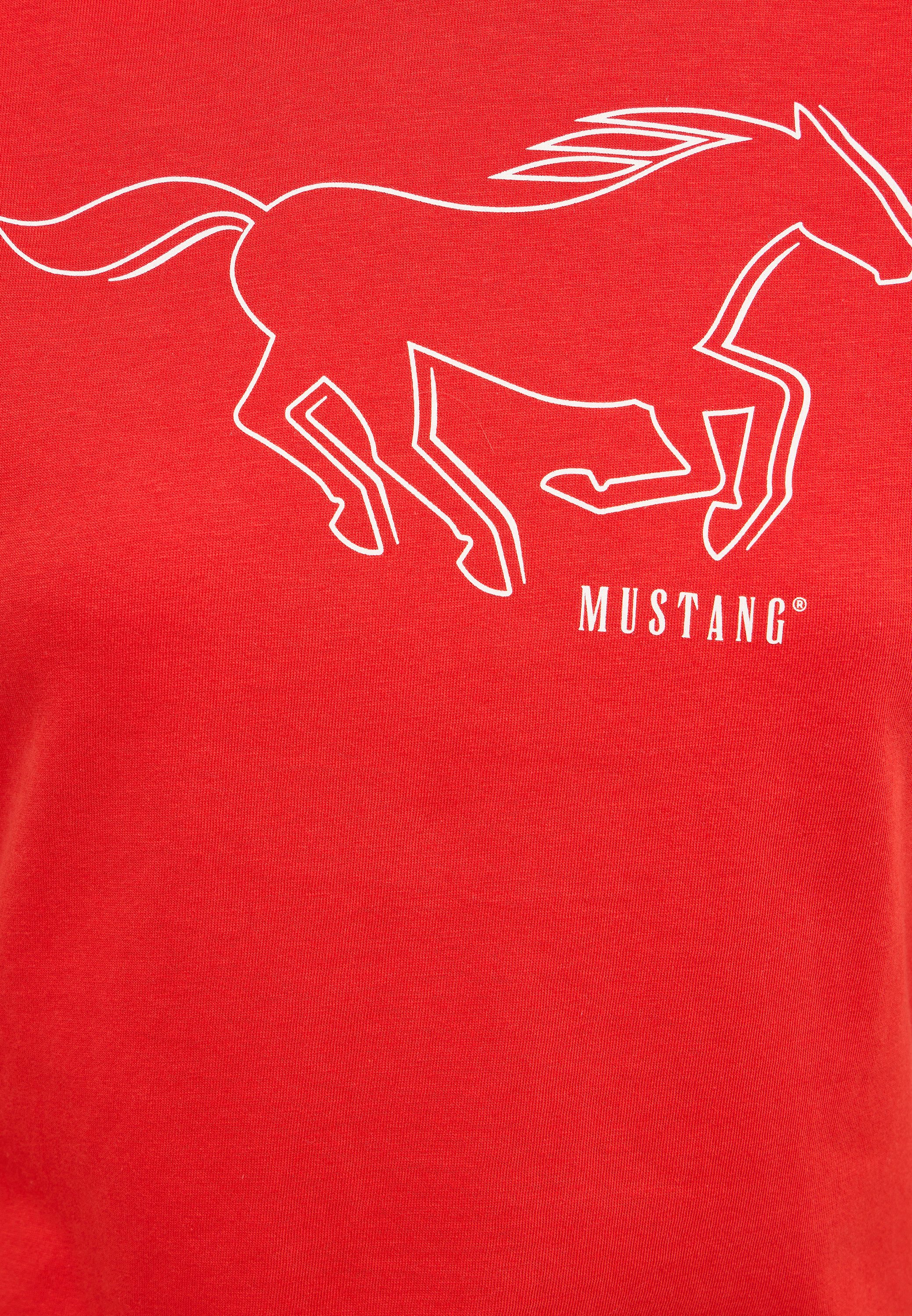 MUSTANG Shirt met korte mouwen Dames stijl Loa