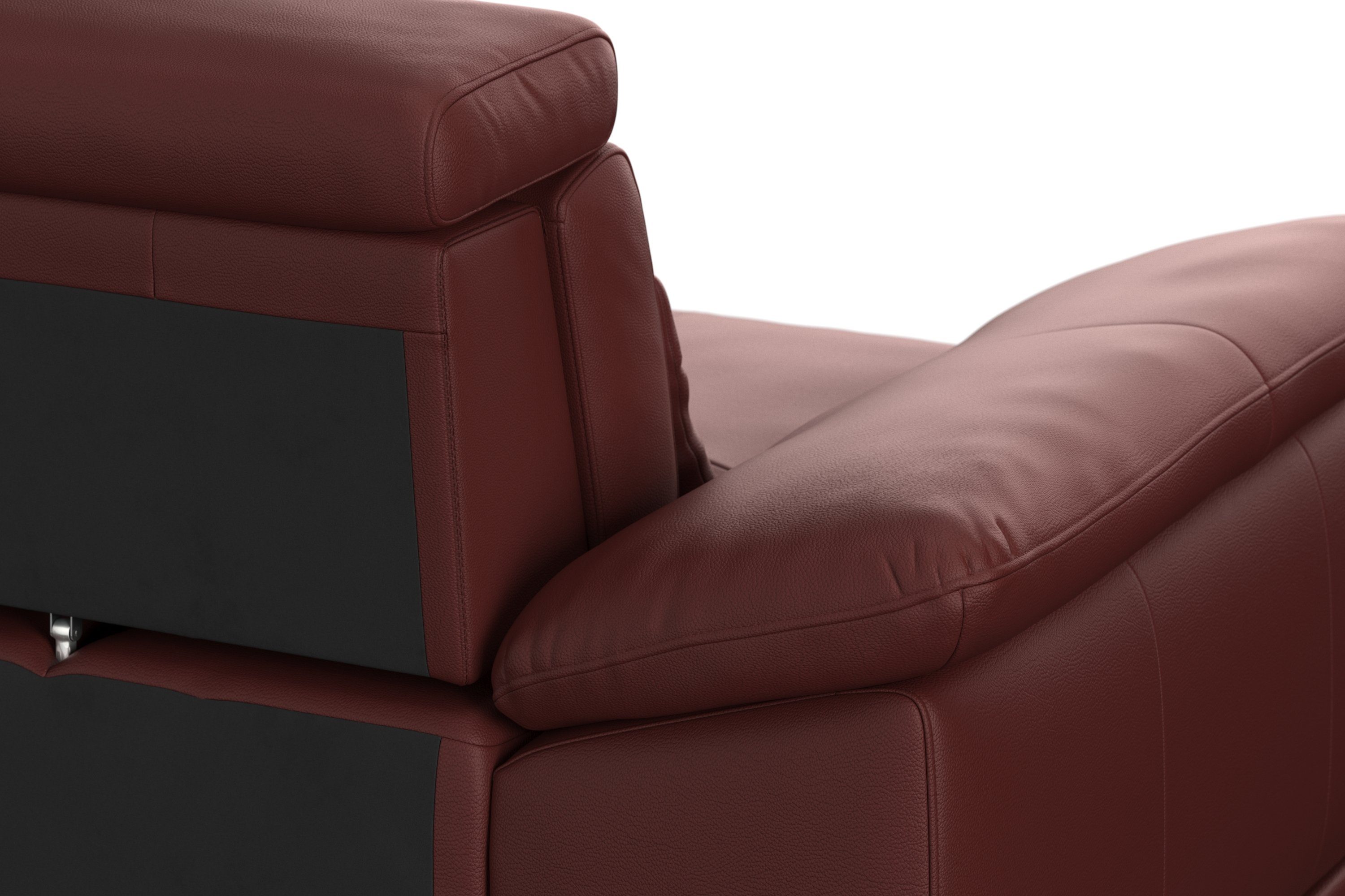 sit&more Hoekbank Cabrio L-vorm, B: 274 cm, met zitdiepte-, arm- & hoofdverstelling