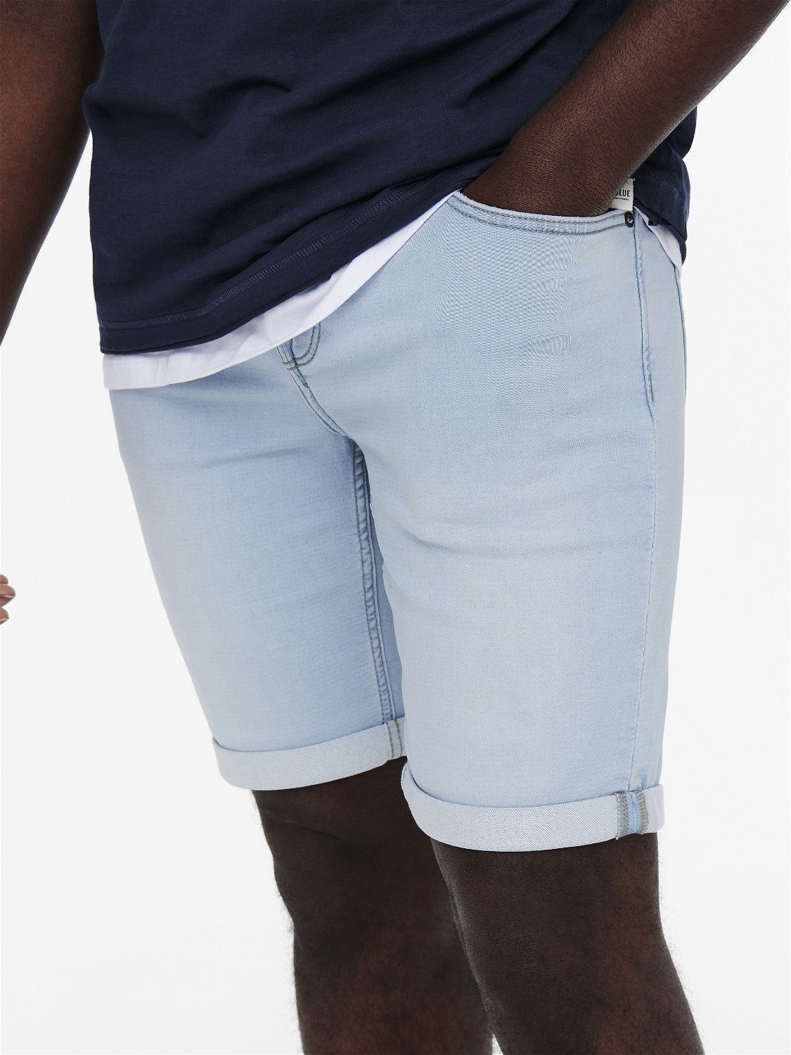 ONLY & SONS Jeansshort ONSPLY LIGHT BLUE 5189 SHORTS DNM NOOS