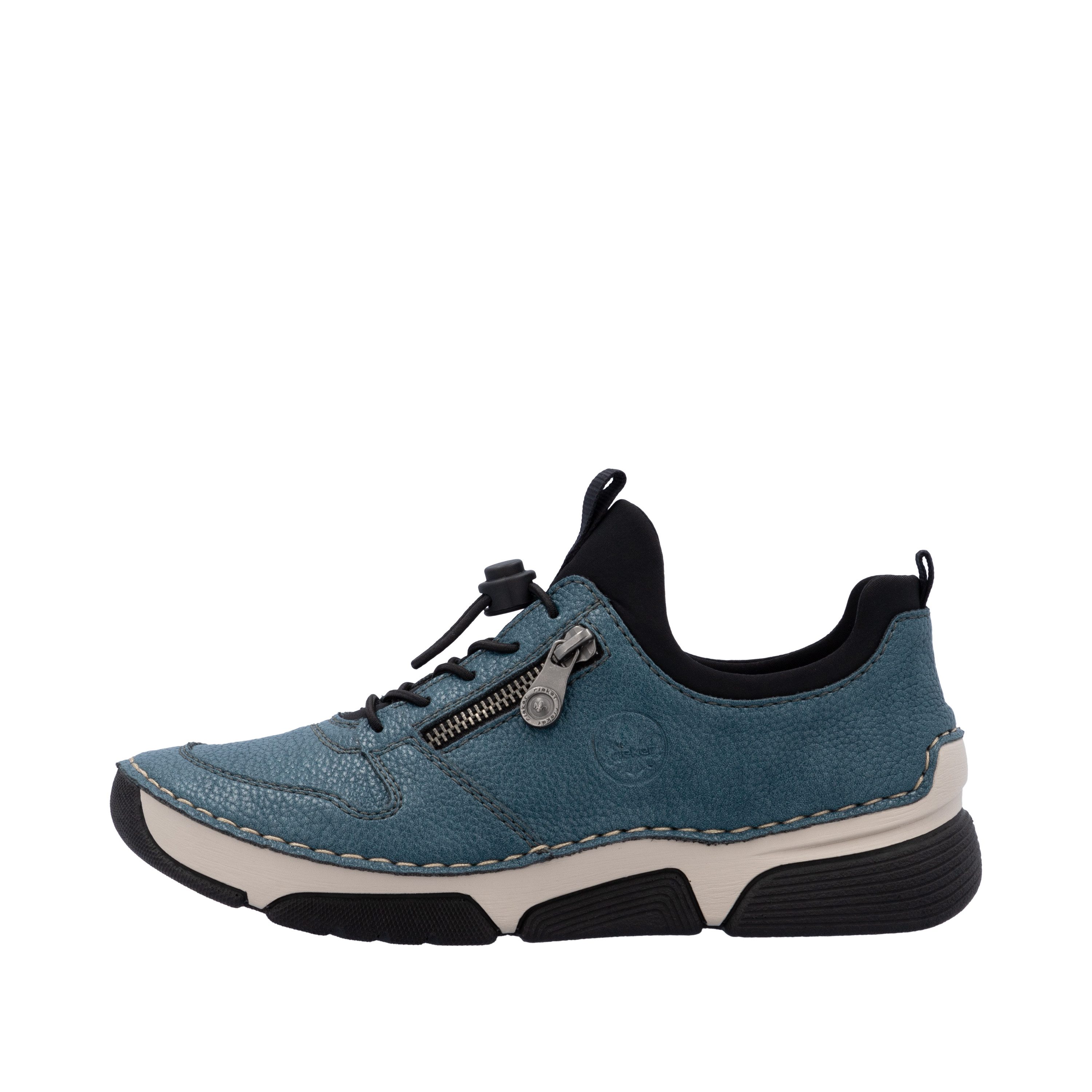 Rieker Slip-on sneakers Instapschoen, lage schoen, vrijetijdssneaker, elastische band, snelsluiting