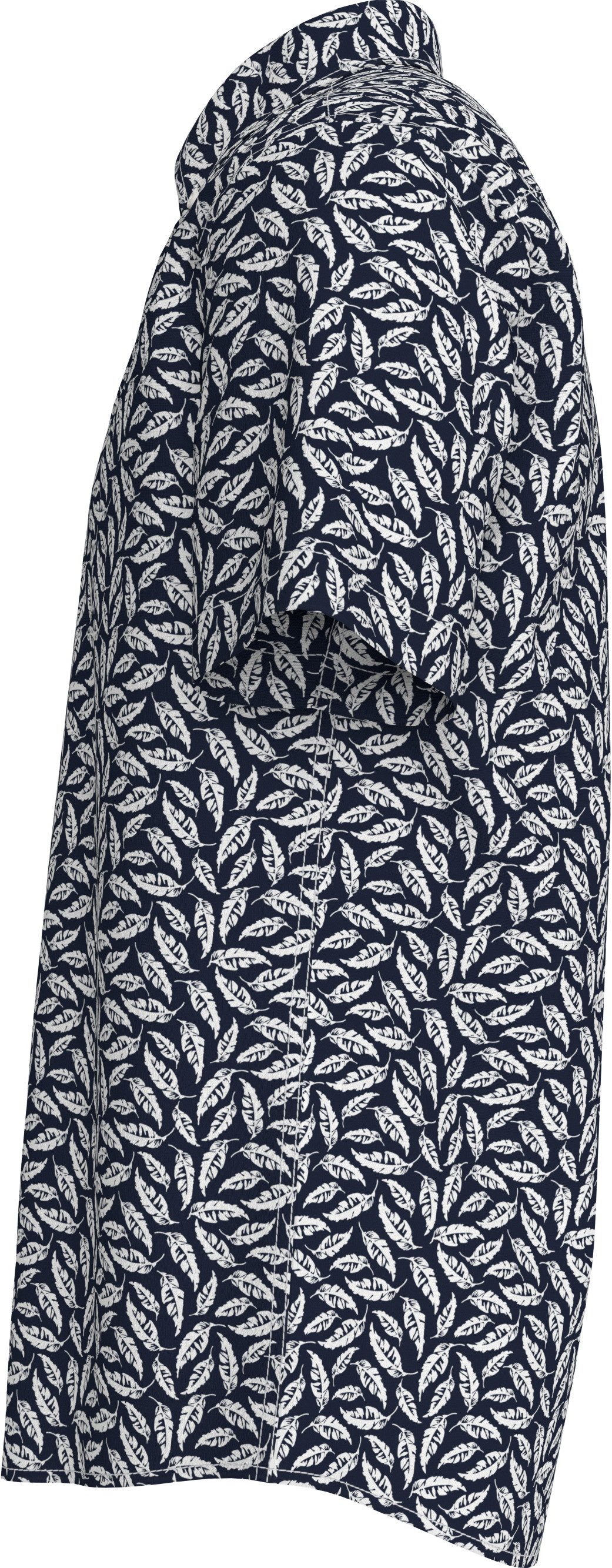 Tommy Hilfiger Overhemd met korte mouwen LINEN BLEND PRINT S/S RF SHIRT modieuze print, met linnen aandeel