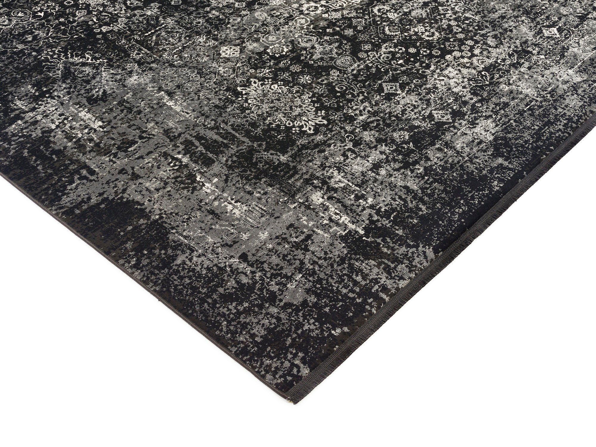 OCI DIE TEPPICHMARKE Vloerkleed Magic Glanzend viscose, met franje, woonkamer