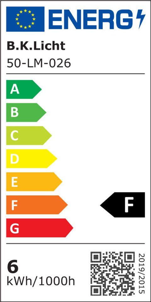 B.K.Licht Led-verlichting Smart Home LED-lamp, RGB, WiFi, appbesturing, dimbaar