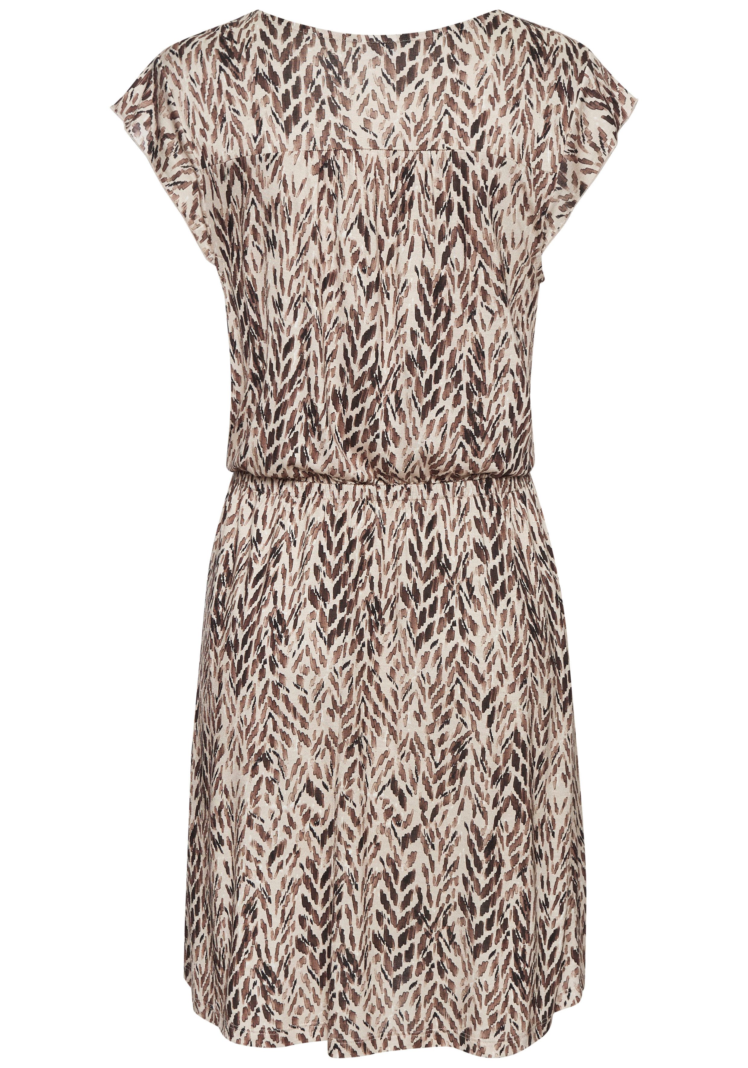 Lascana Strandjurk met alloverprint, zomerjurk