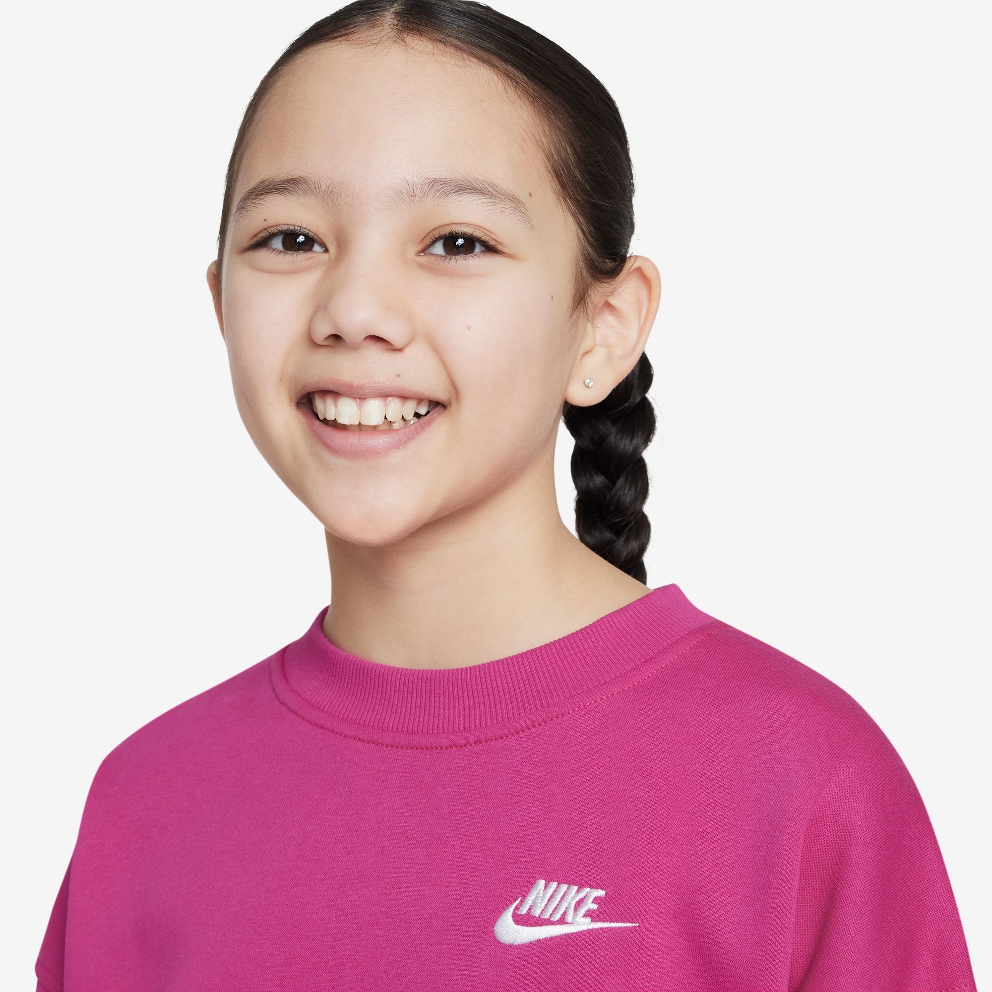 Nike Sportswear Sweatshirt CLUB FLEECE BIG KIDS' (GIRLS') OVERSIZED SWEATSHIRT