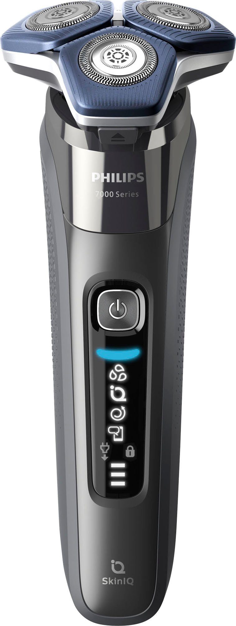 Philips Elektrisch scheerapparaat Shaver Series 7000 S7887/63 4 reinigingscartridges, laadtoestand, etui, met skiniq technologie