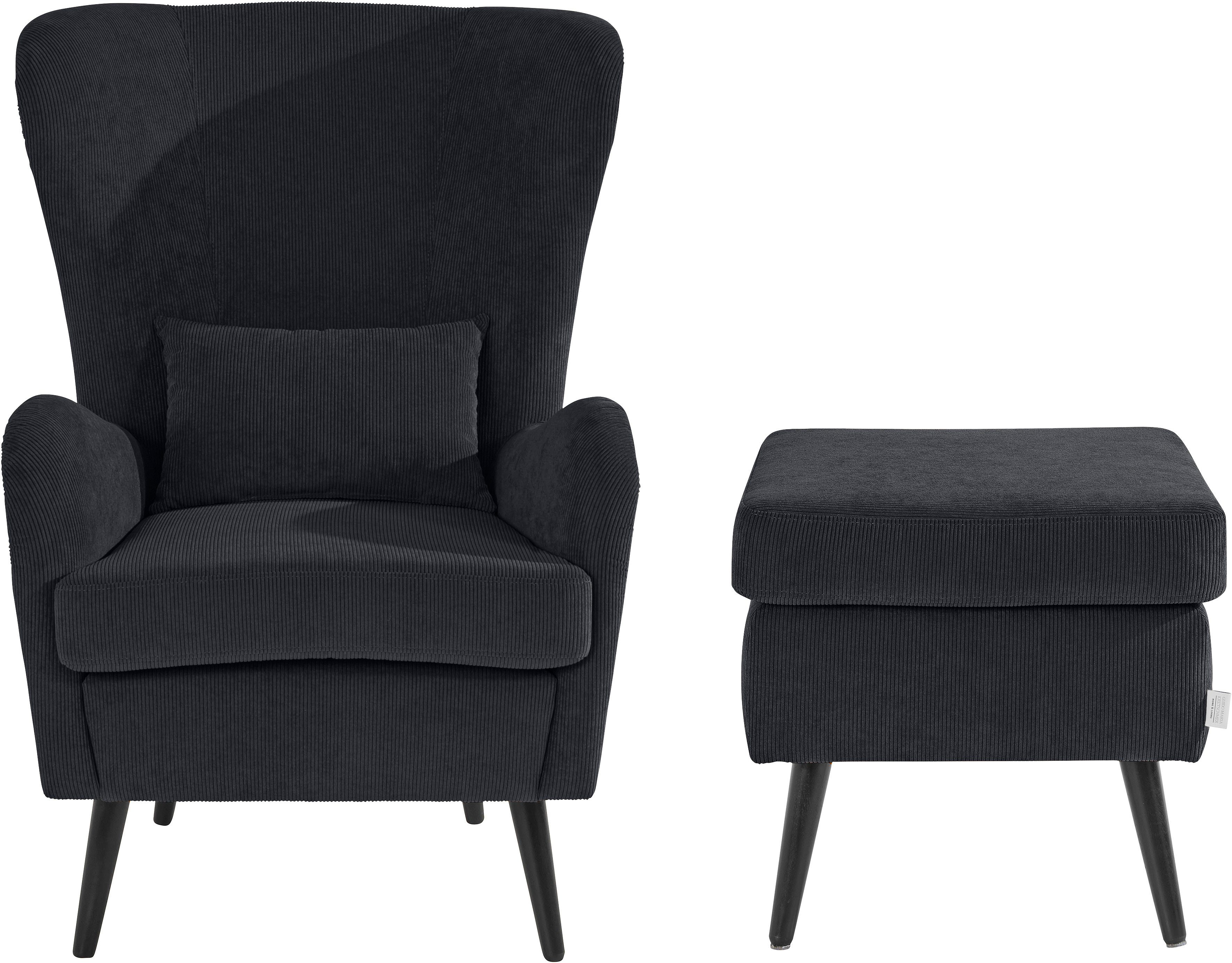 Home affaire Hocker Salla Overtrekstof ook in luxe-microvezel in imitatiebont-look
