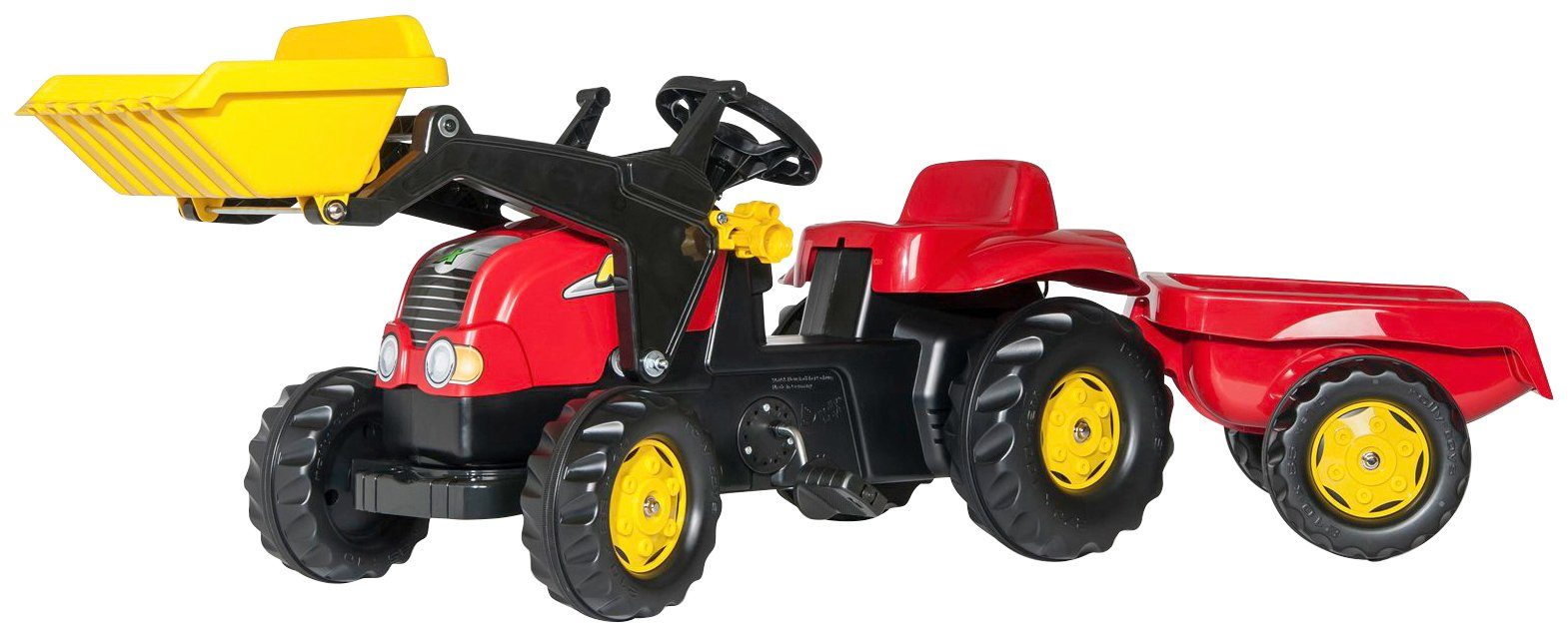 rolly toys® Trapauto Tractor met trailer en lader