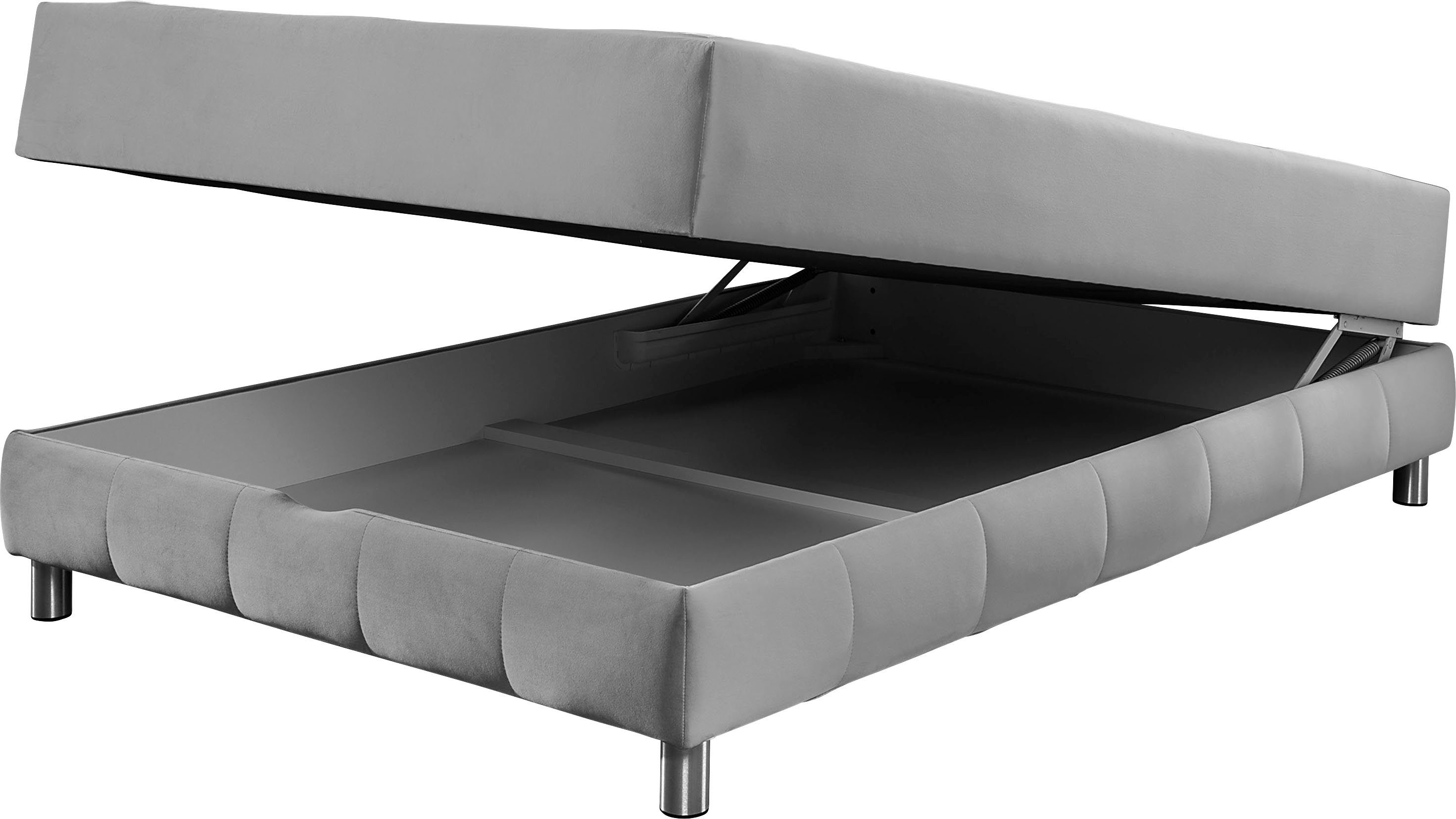 INOSIGN Boxspring Vaasa geschikt voor schuine plafonds, inclusief bedlade en matrastopper
