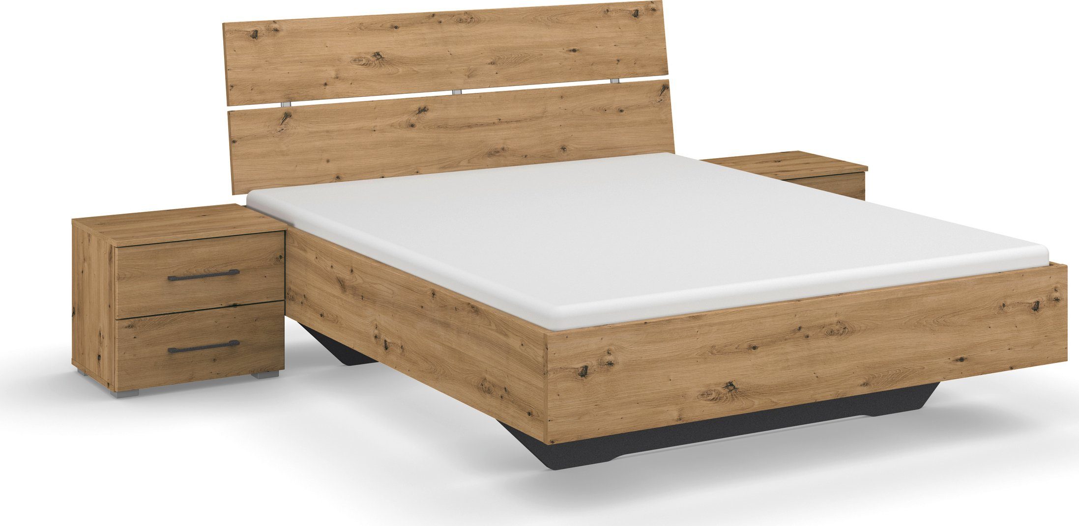 Slaapkamerserie Compleet slaapkamer Challenger (Set van 4 delen) Kast 2 breedtes, bed 3 breedtes, 2 nachttafels MADE IN GERMANY