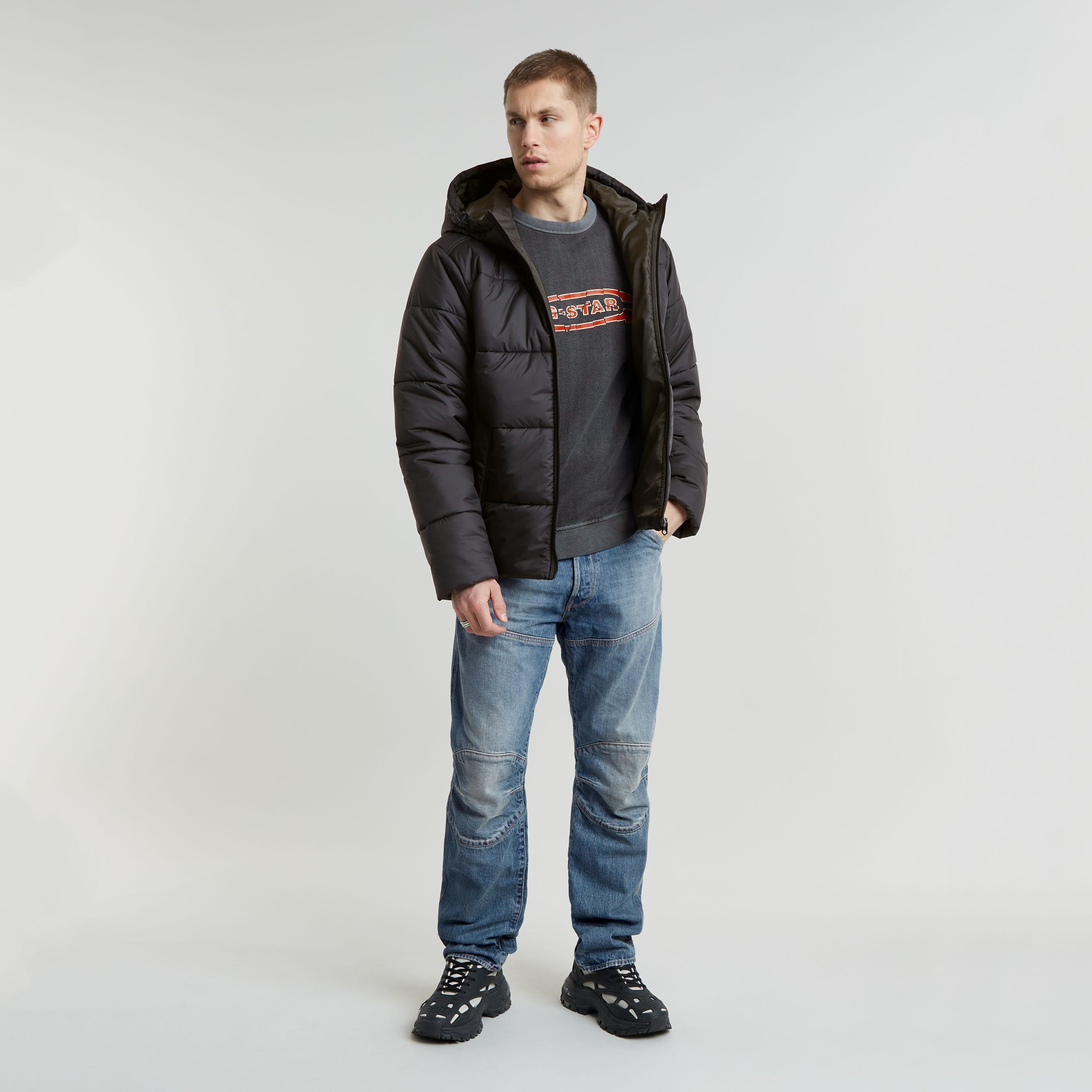G-Star RAW Gewatteerde jas PADDED HOODED PUFFER