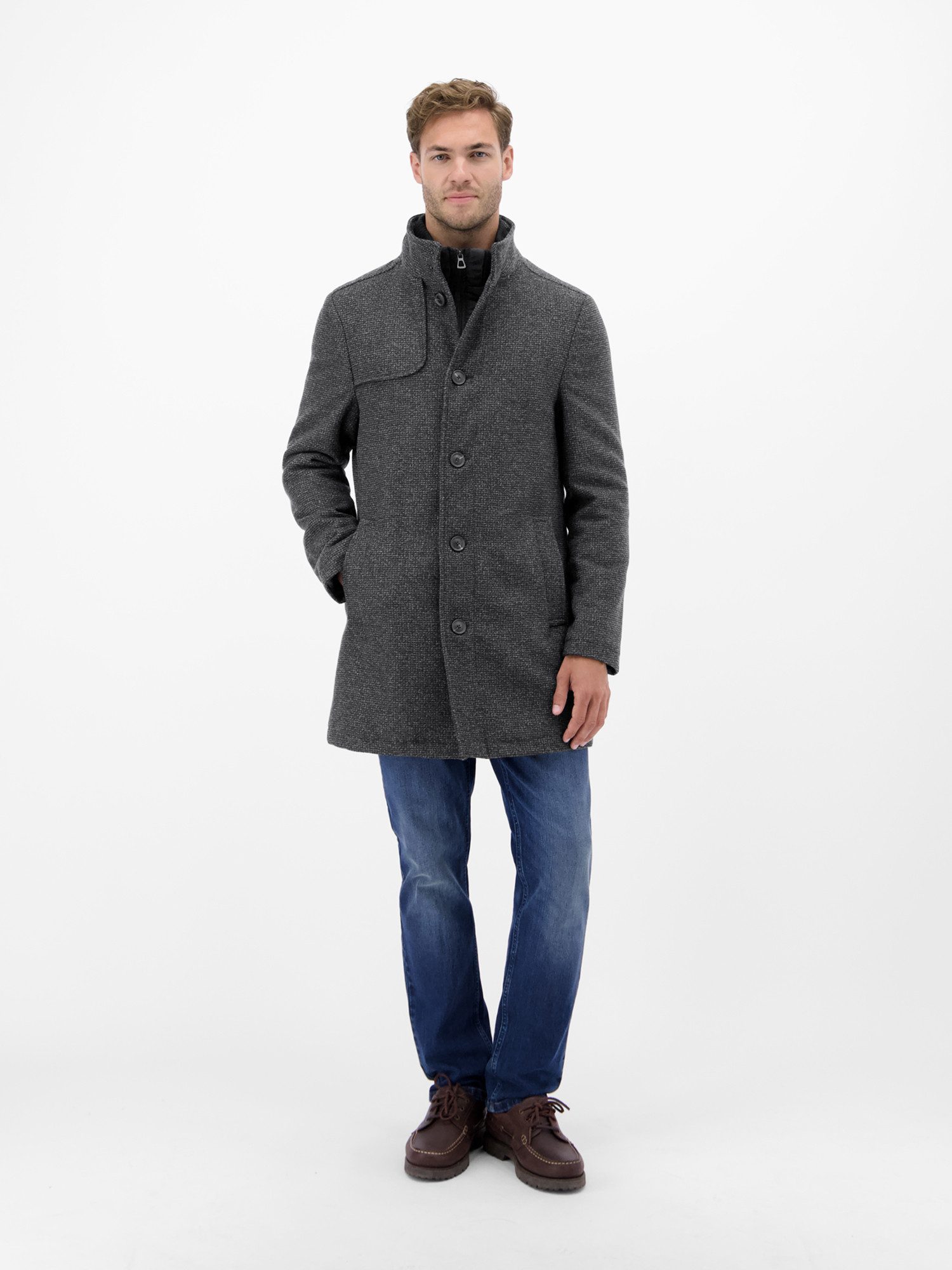 Lerros Wollen jas LERROS Sportieve wollen jas voor heren