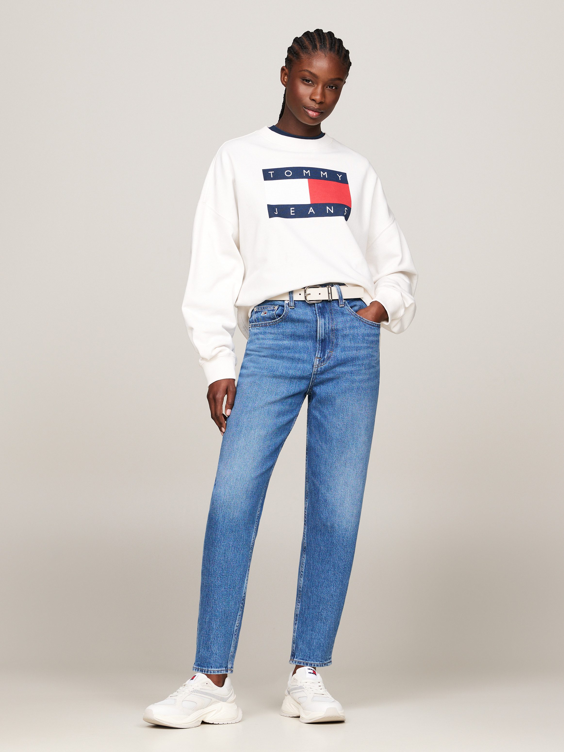TOMMY JEANS Tapered jeans High waist - Mom-Jeans Tapered