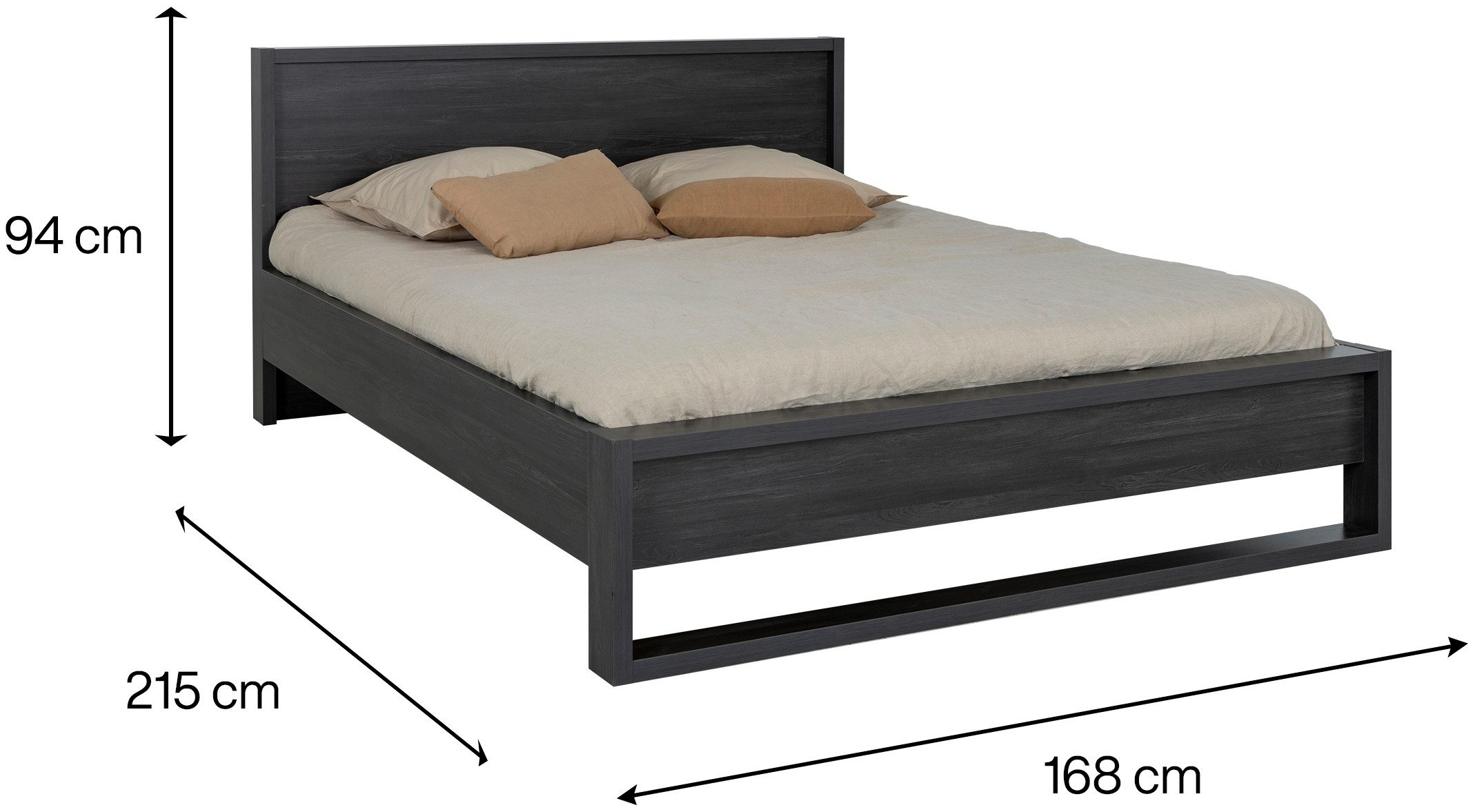 Gami Bed Alana Luxueus, hoogwaardige bed, alleen of in combinatie te gebruiken.