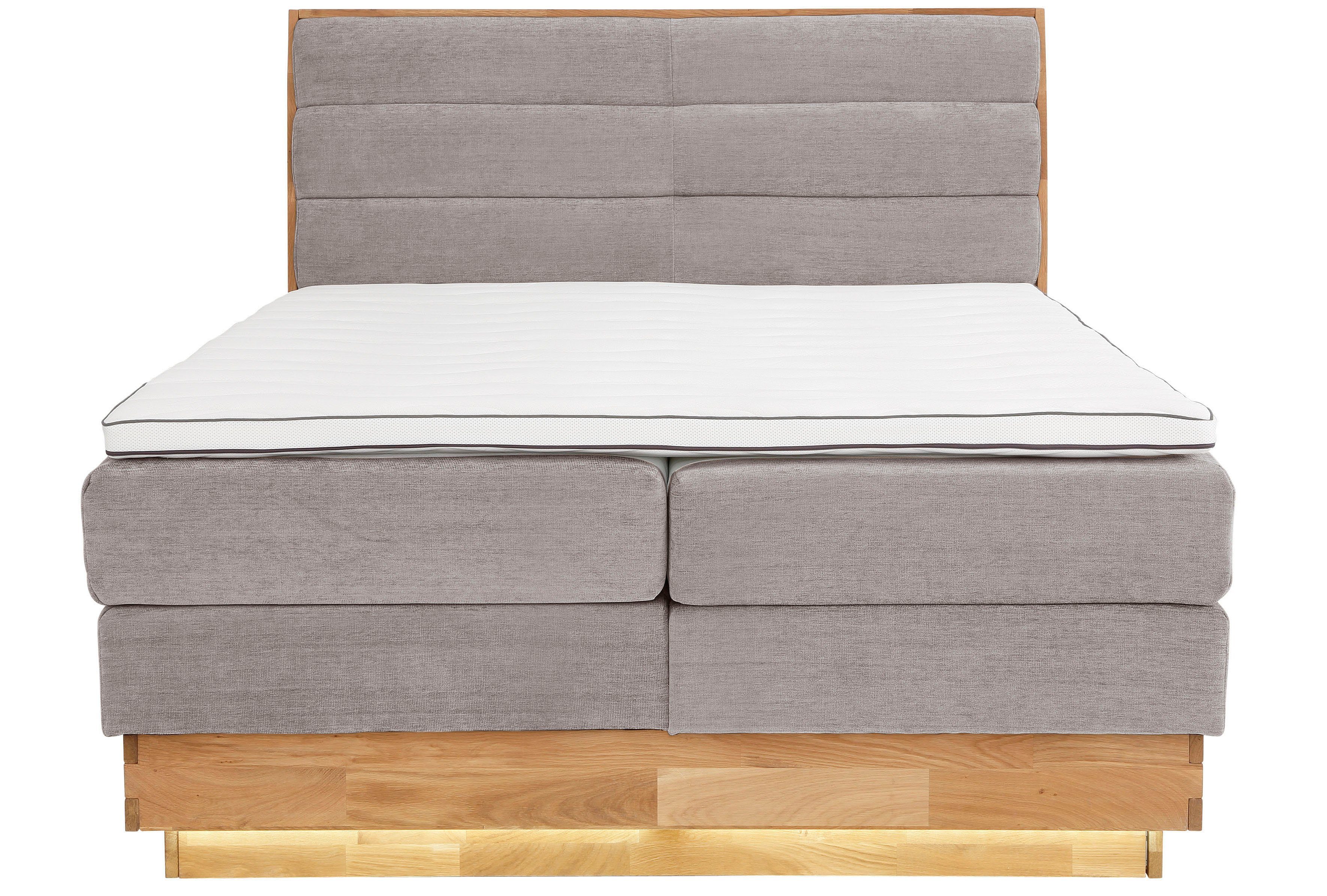OTTO products Boxspring Ledverlichting, met gecertificeerde, gerecyclede overtrekstoffen