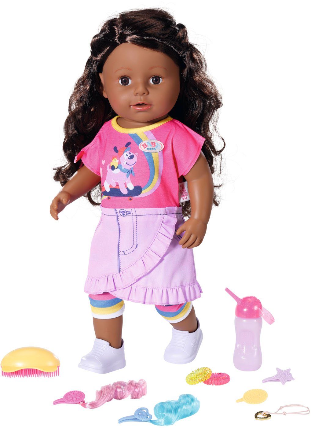 Baby Born Staande pop Sister, Dolls of Colour, 43 cm