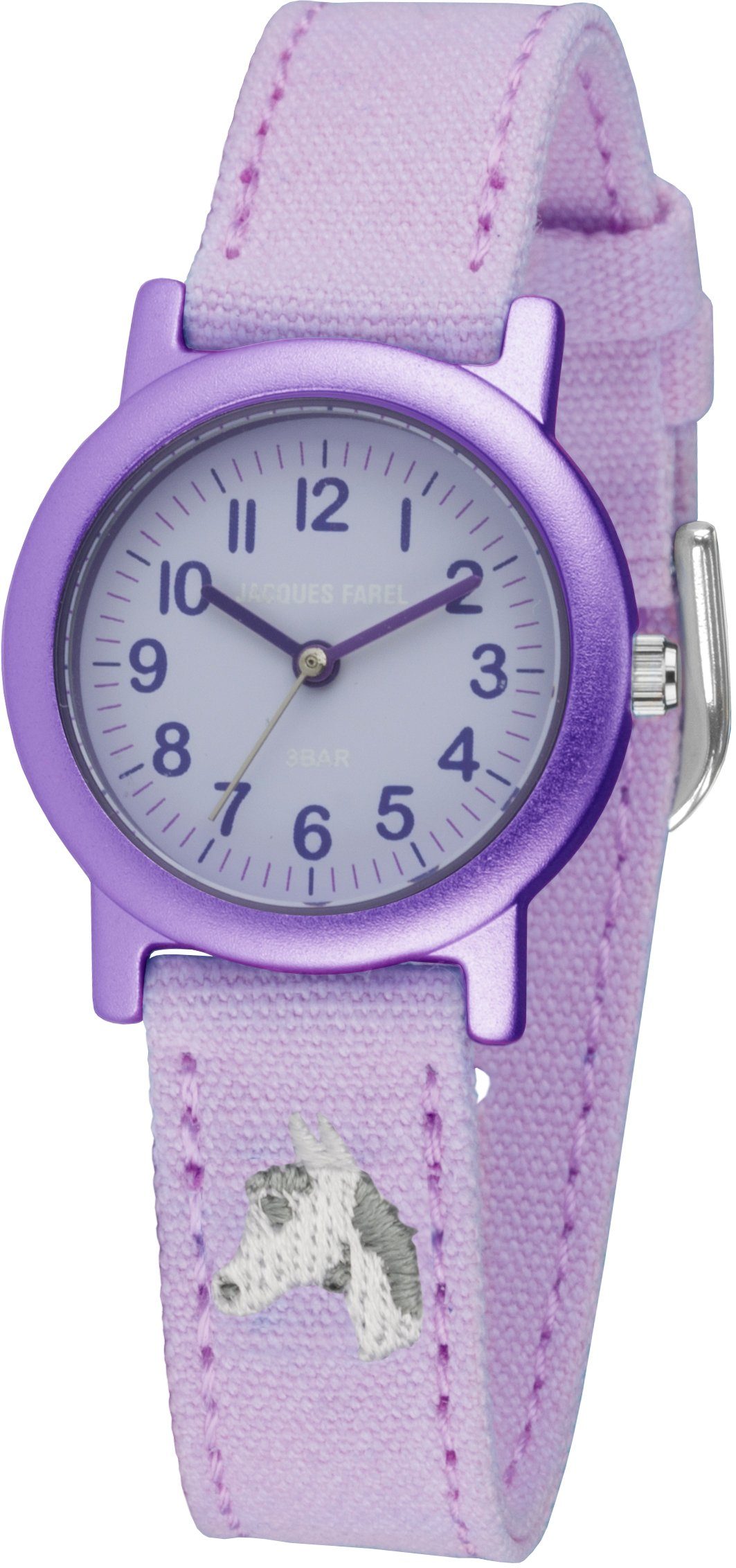 Jacques Farel Kwartshorloge ORG 8820 Horloge, kinderhorloge, meisjeshorloge, paarden, ideaal ook als...