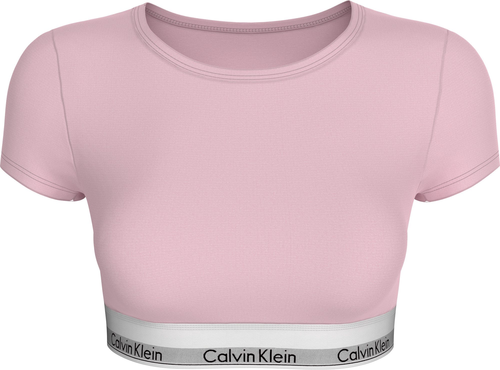 Calvin Klein T-shirt-bh T-SHIRT BRALETTE met een logo-opschrift