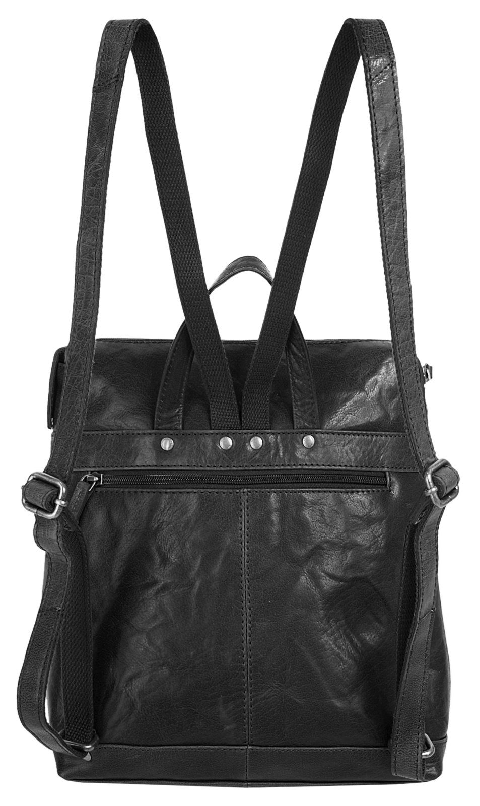 Spikes & Sparrow Laptoprugzak echt leder