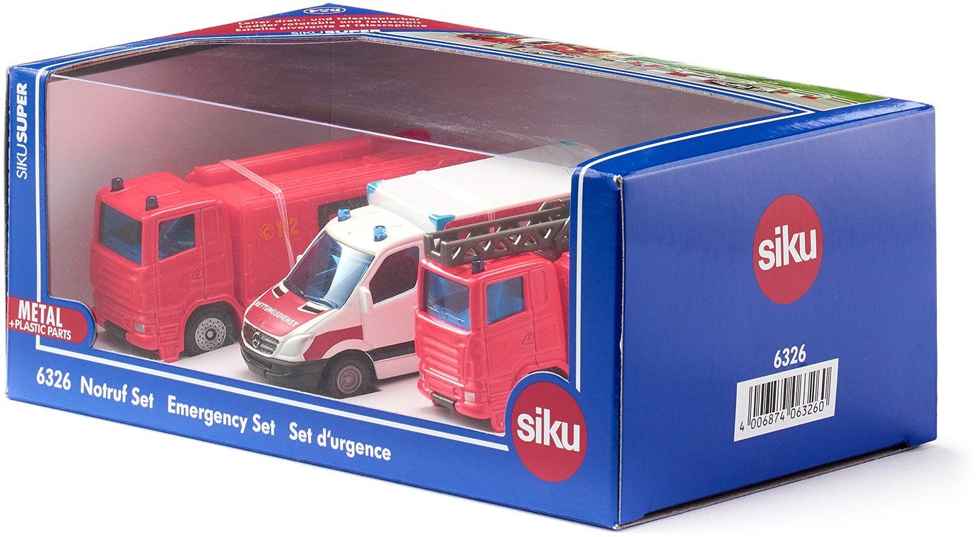 Siku Speelgoed-ambulance SIKU Super, alarmoproep set (6326)