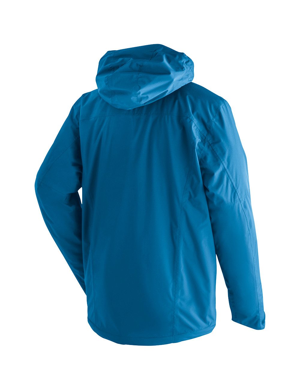 Maier Sports Outdoorjack Metor Therm Rec M Heren wandeljack, ademend en waterdicht, gewatteerde regenjack met capuchon