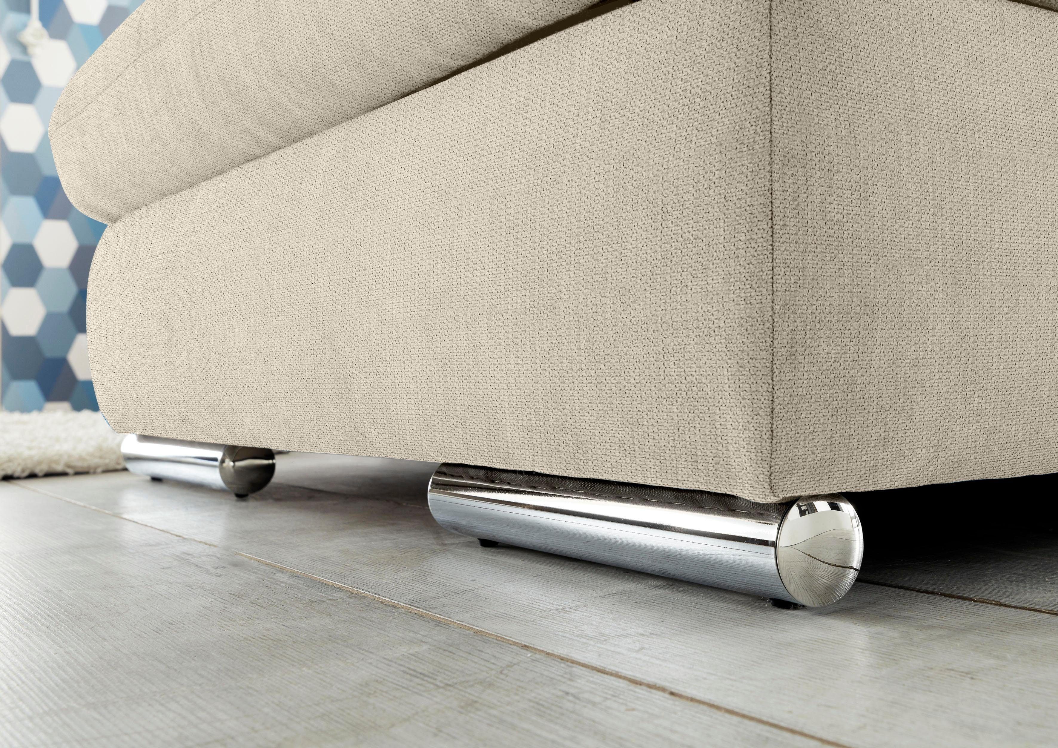 set one by Musterring Hoekbank SO 4100 met comfortabele pocketvering en hoofdeindeverstelling,