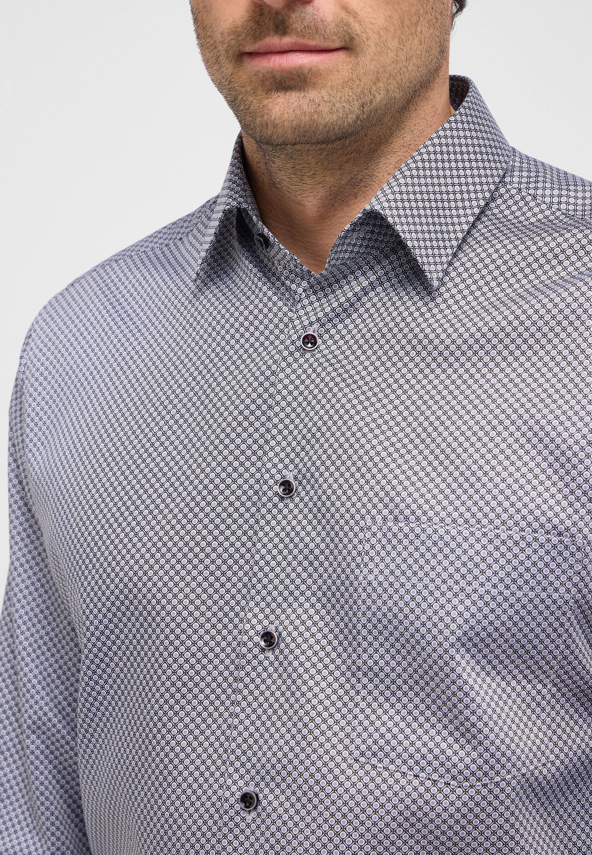 Eterna Overhemd met lange mouwen MODERN FIT NON IRON (strijkvrij)