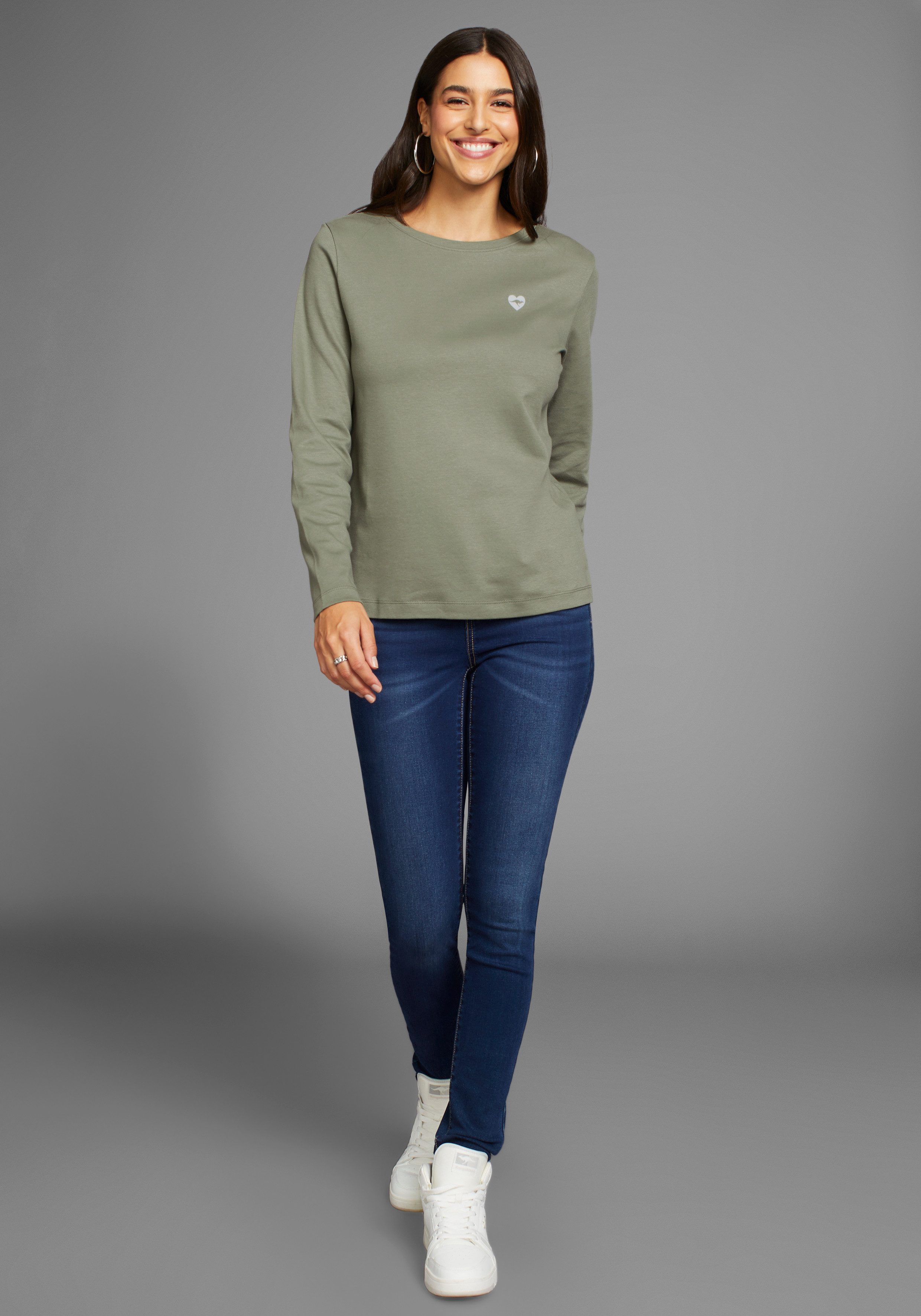 KangaROOS Sweatshirt met print op de achterkant