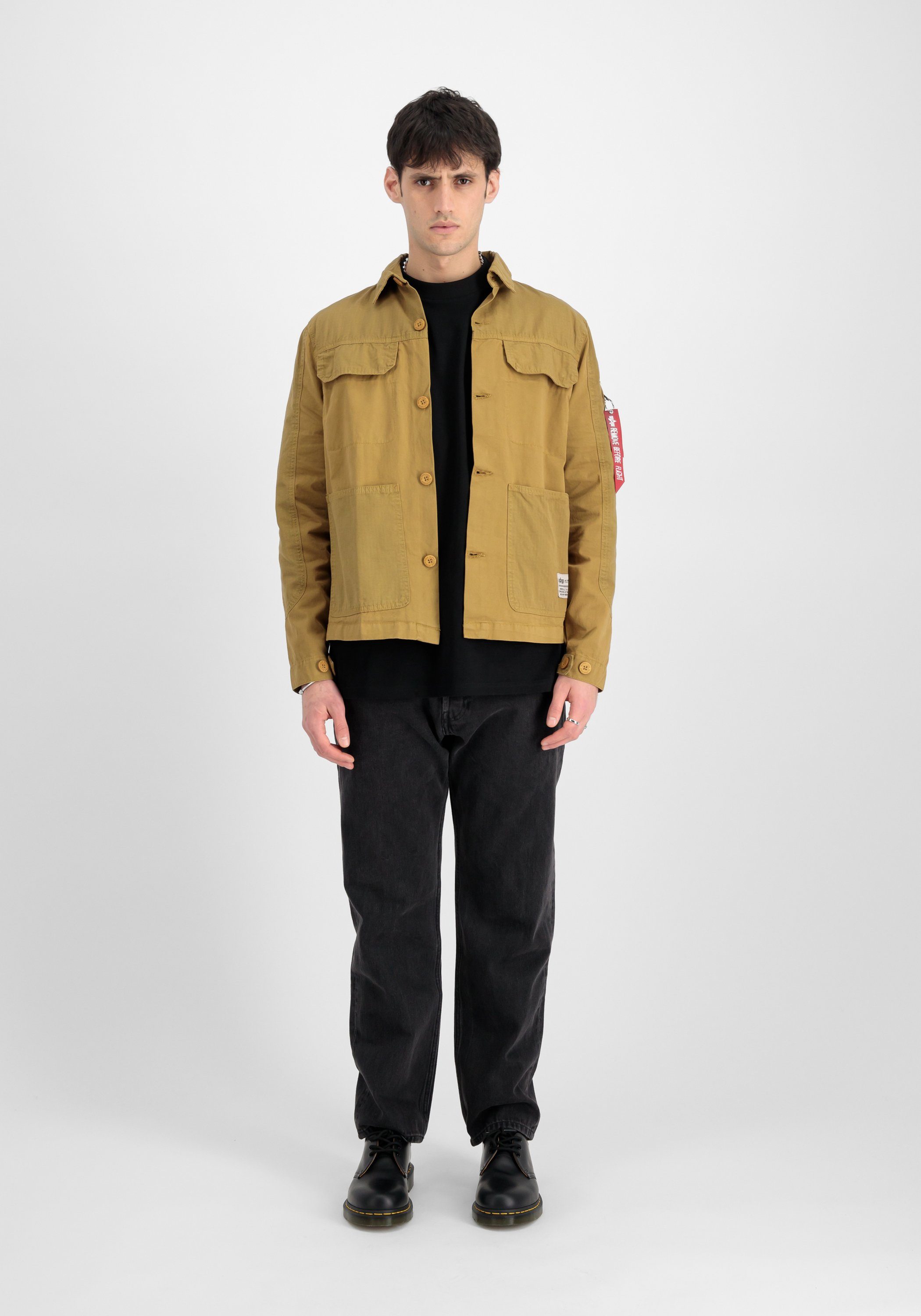 Alpha Industries Overhemdjasje ALPHA INDUSTRIES Men - Overshirts Color Block Overshirt
