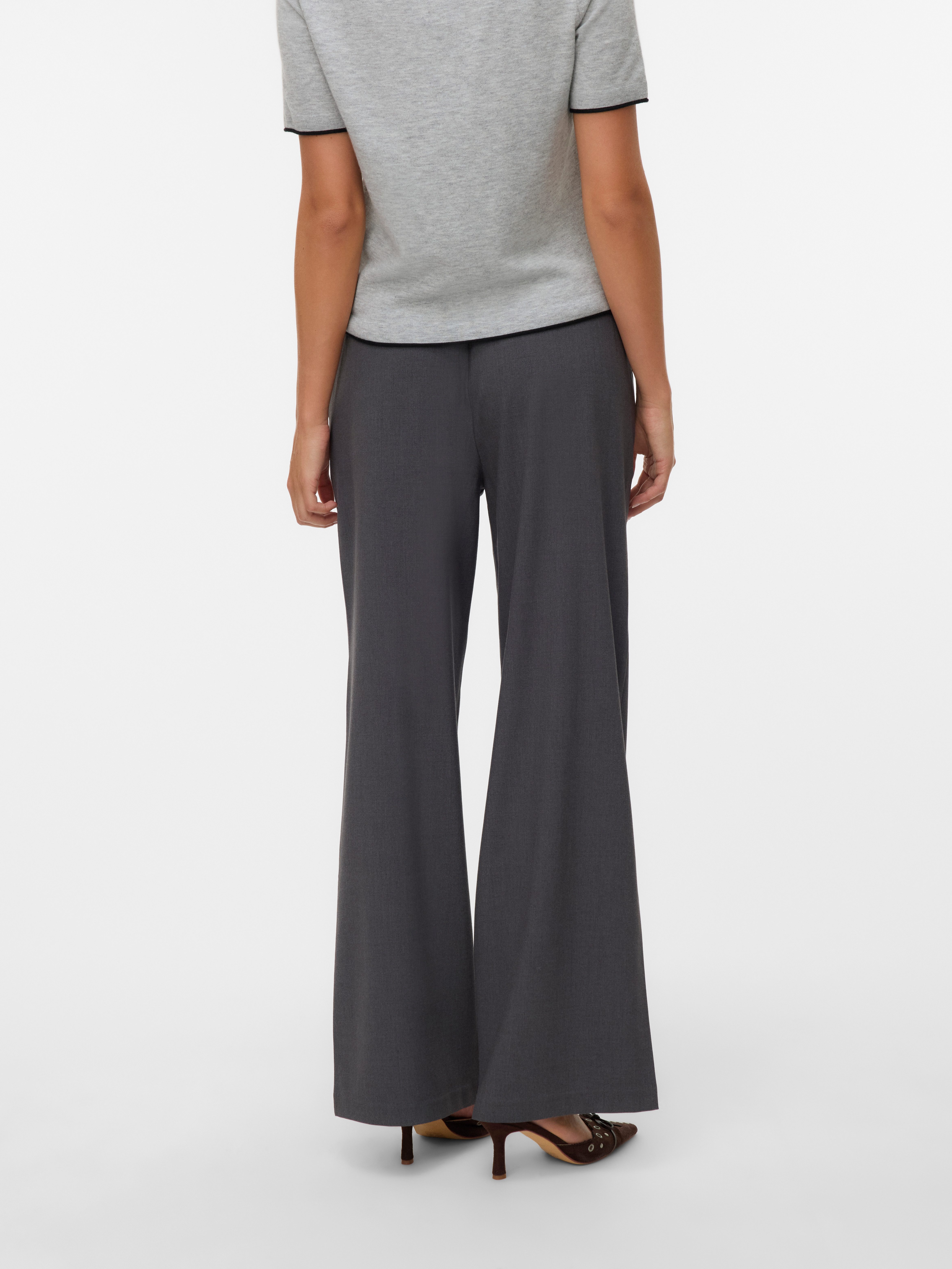 Vero Moda Comfortbroek VMMILLY LW WIDE STRING PANT NOOS