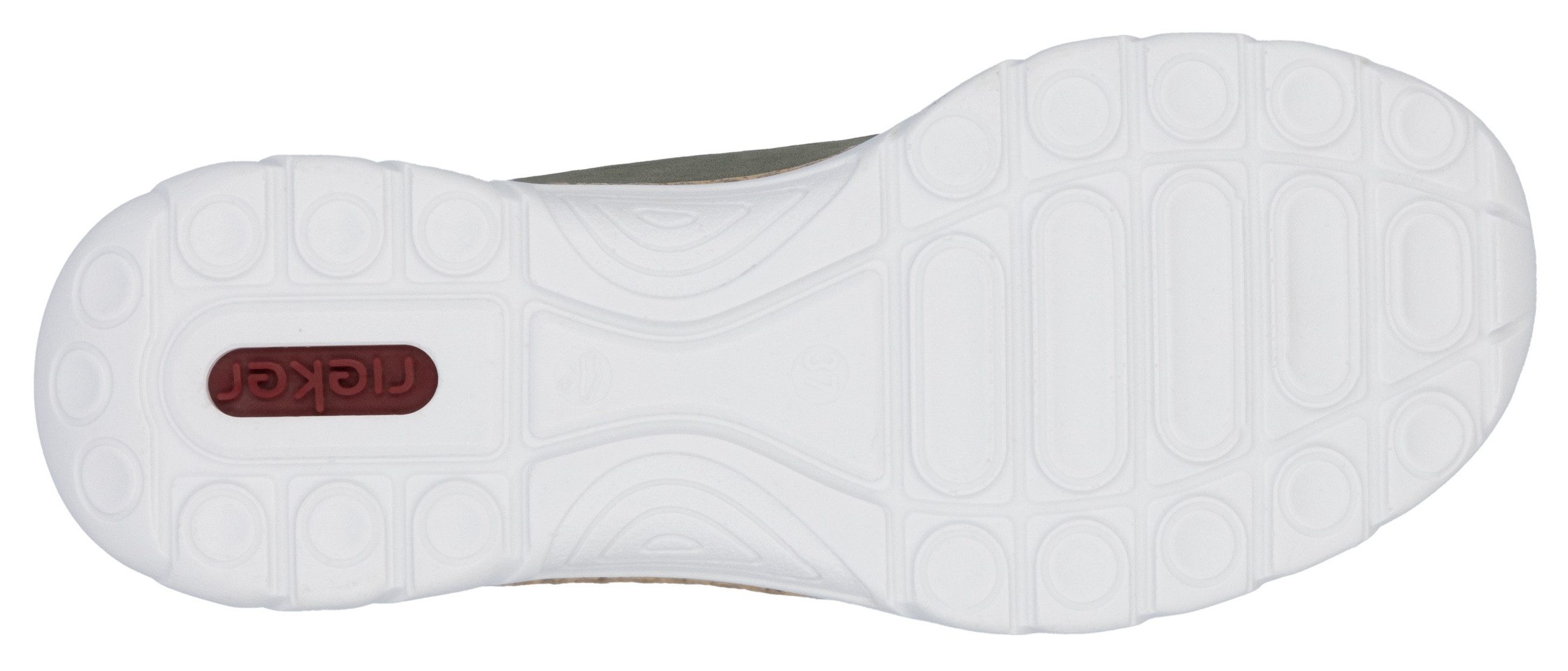 Rieker Slip-on sneakers Veterschoen, lage schoen, slipper met lichte zool