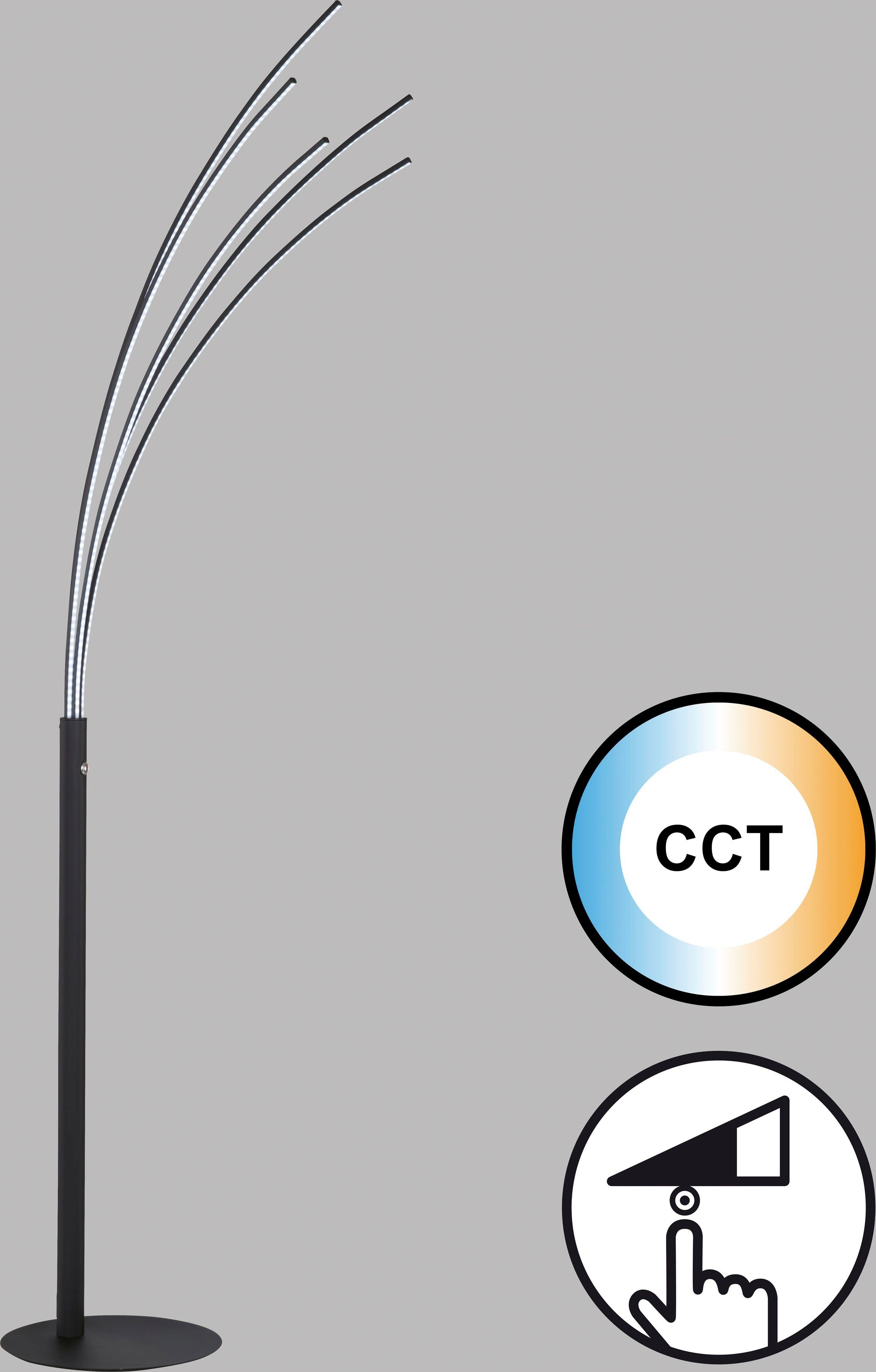 Honsel Leuchten Staande lamp Ellmau duurzame led, dimbaar (1 stuk)