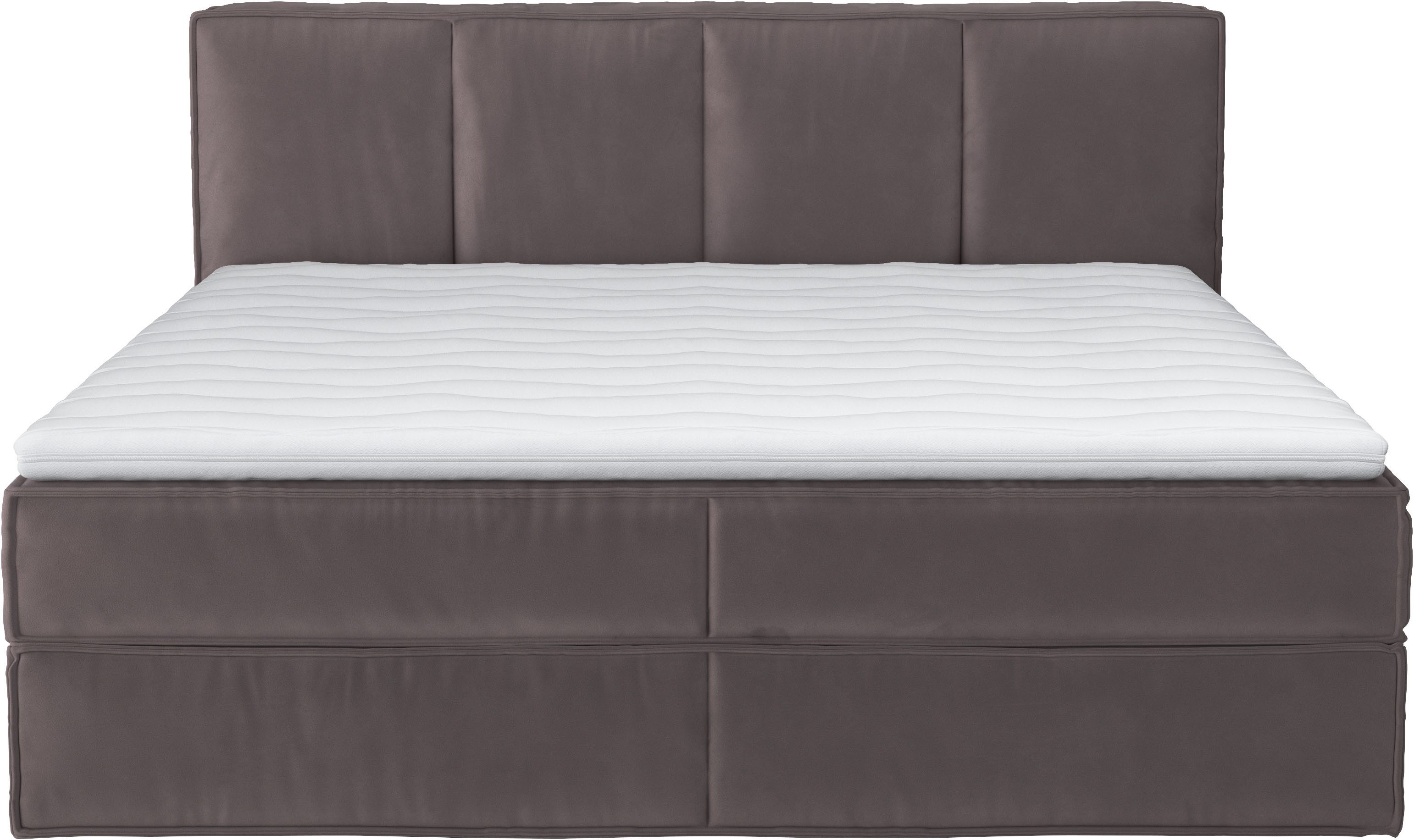 Home affaire Boxspring Milano Boxbed incl. topmatras, 2 matrassen, hardheden H2, H3 en H4 naar keuze
