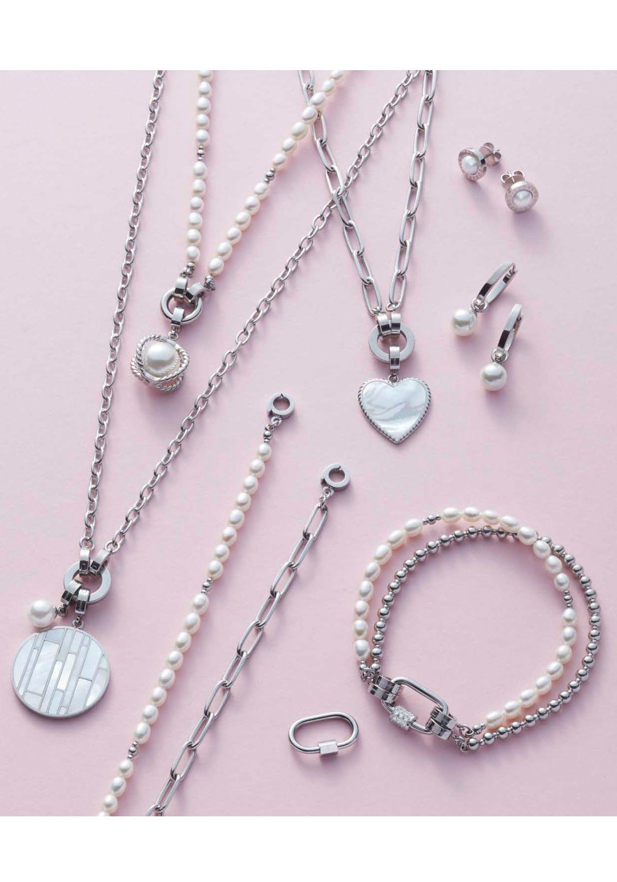 LEONARDO Bedelketting Paola Clip&Mix, 022148 met zirkoon (synthetisch)